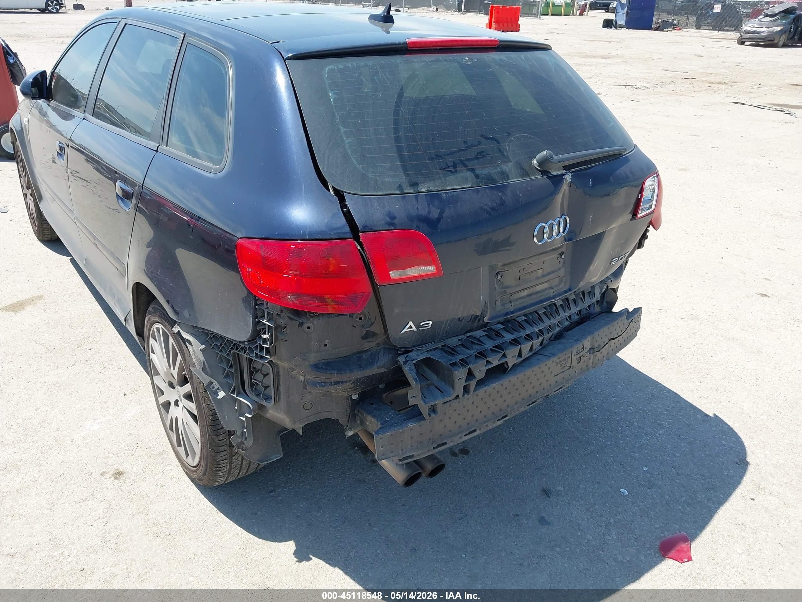 2008 Audi A3 2.0t Blue vin: WAUNF78P48A007728