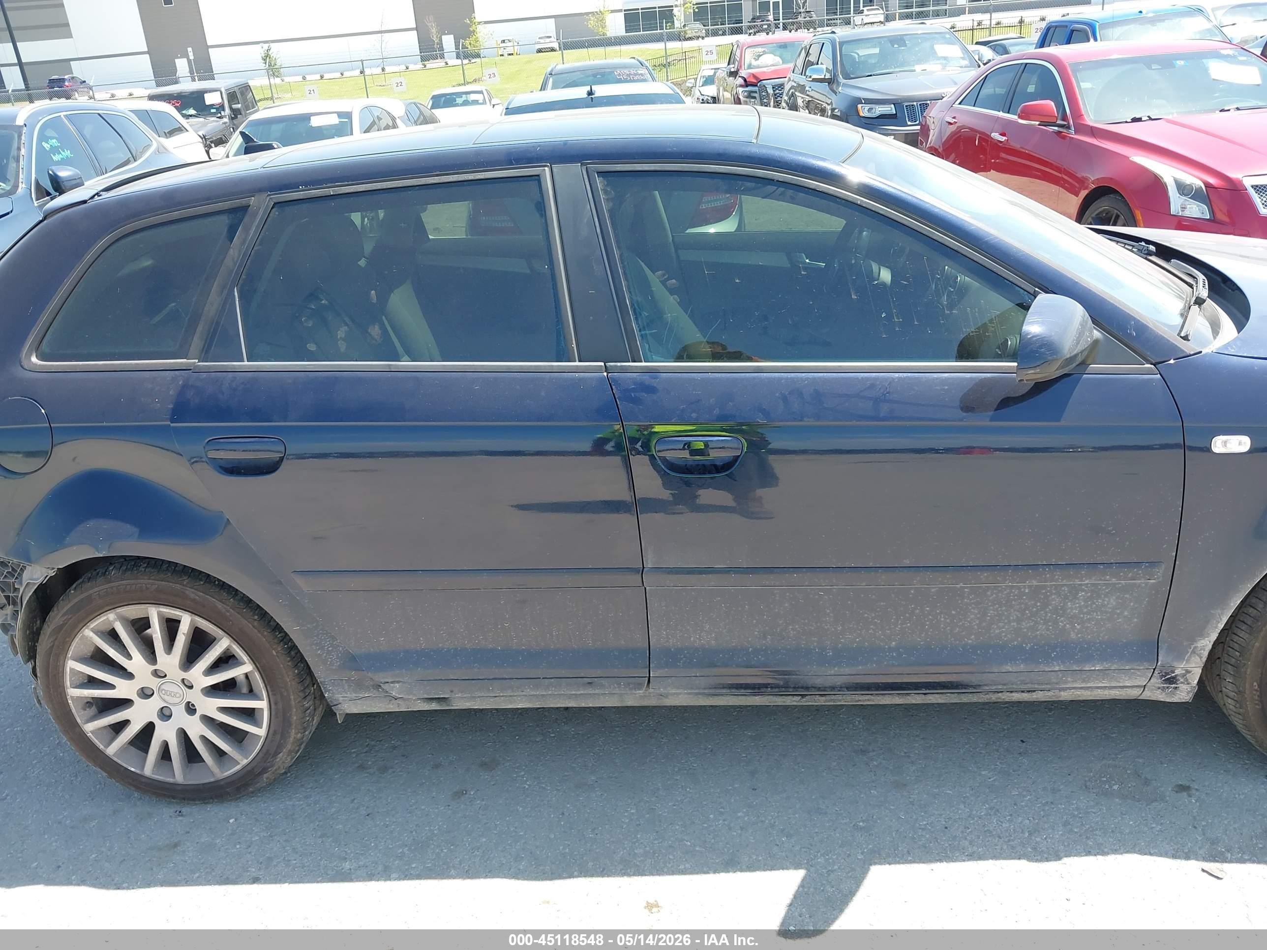2008 Audi A3 2.0t Blue vin: WAUNF78P48A007728