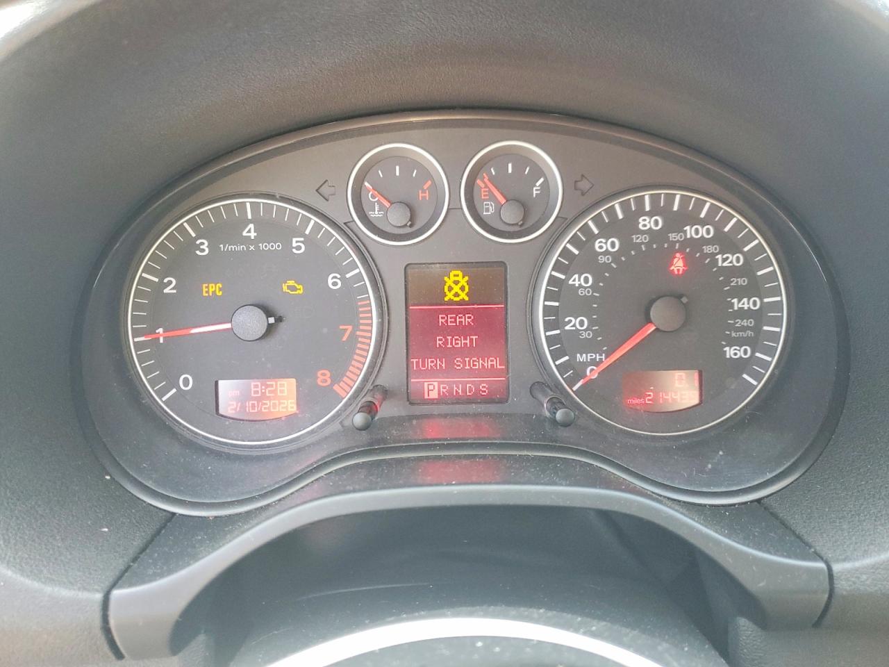 2006 Audi A3 2.0 Premium Black vin: WAUNF78P56A103137