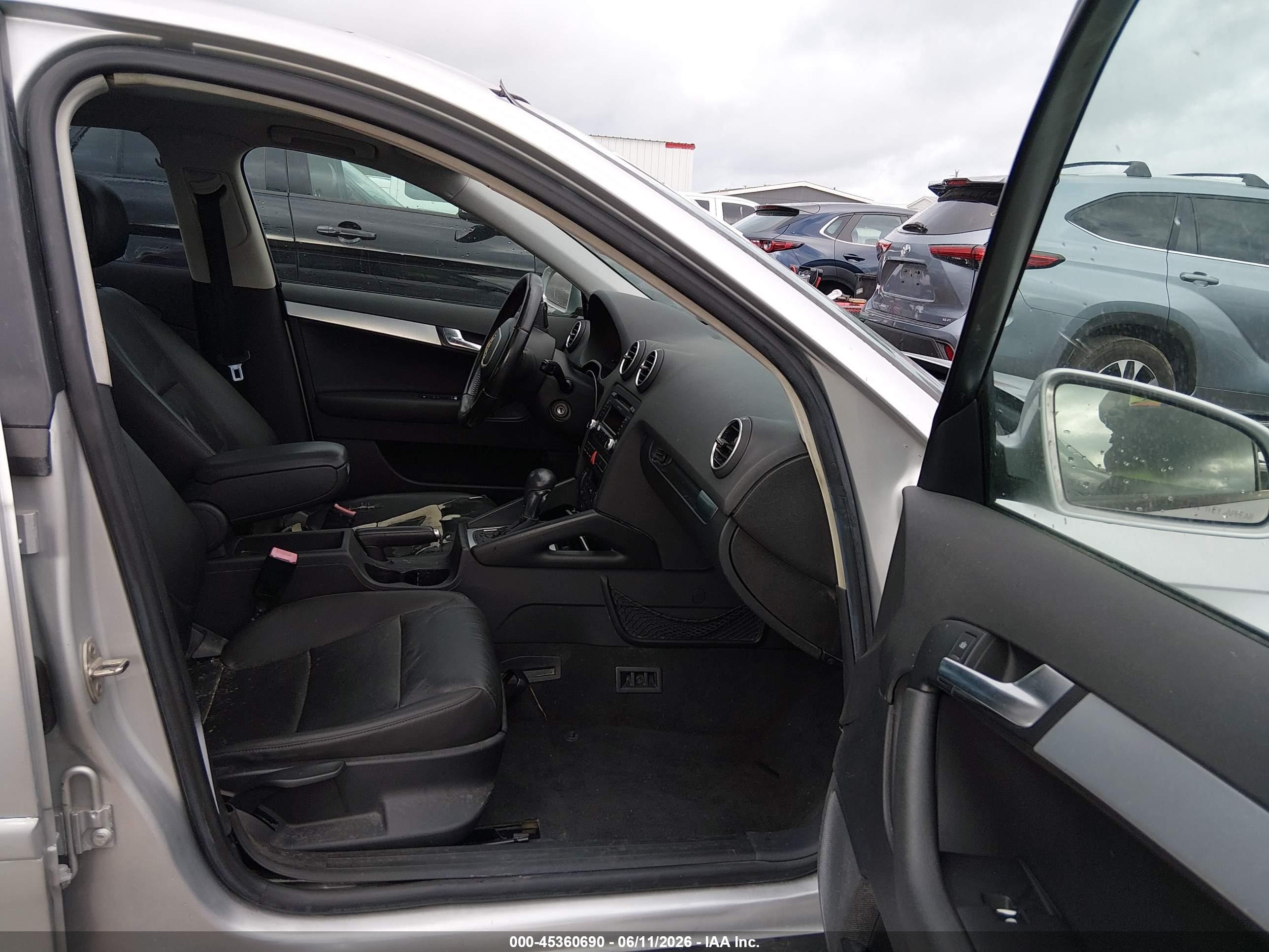 2008 Audi A3 2.0t Silver vin: WAUNF78P58A153619