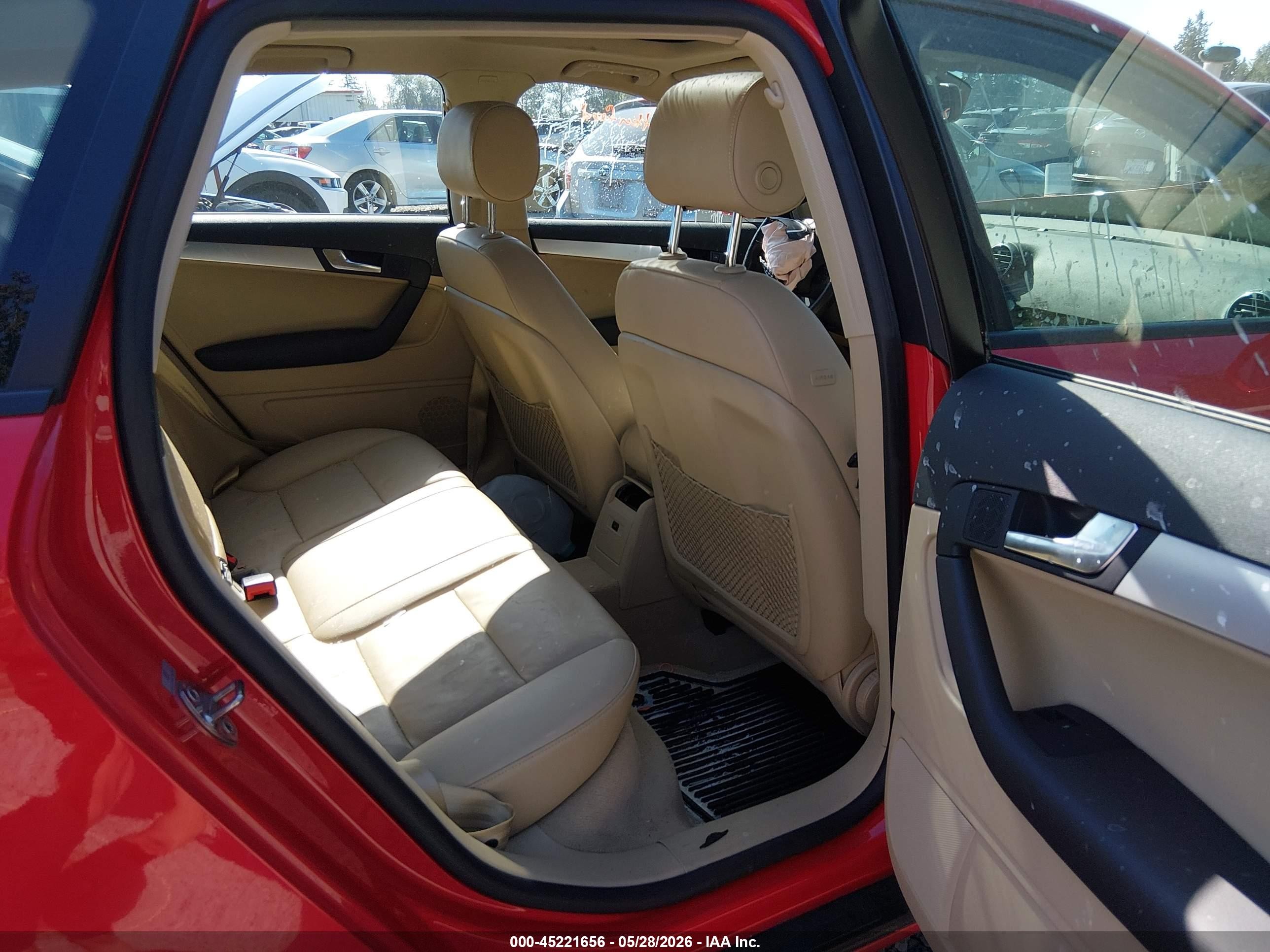 2008 Audi A3 2.0t Red vin: WAUNF78P68A142497