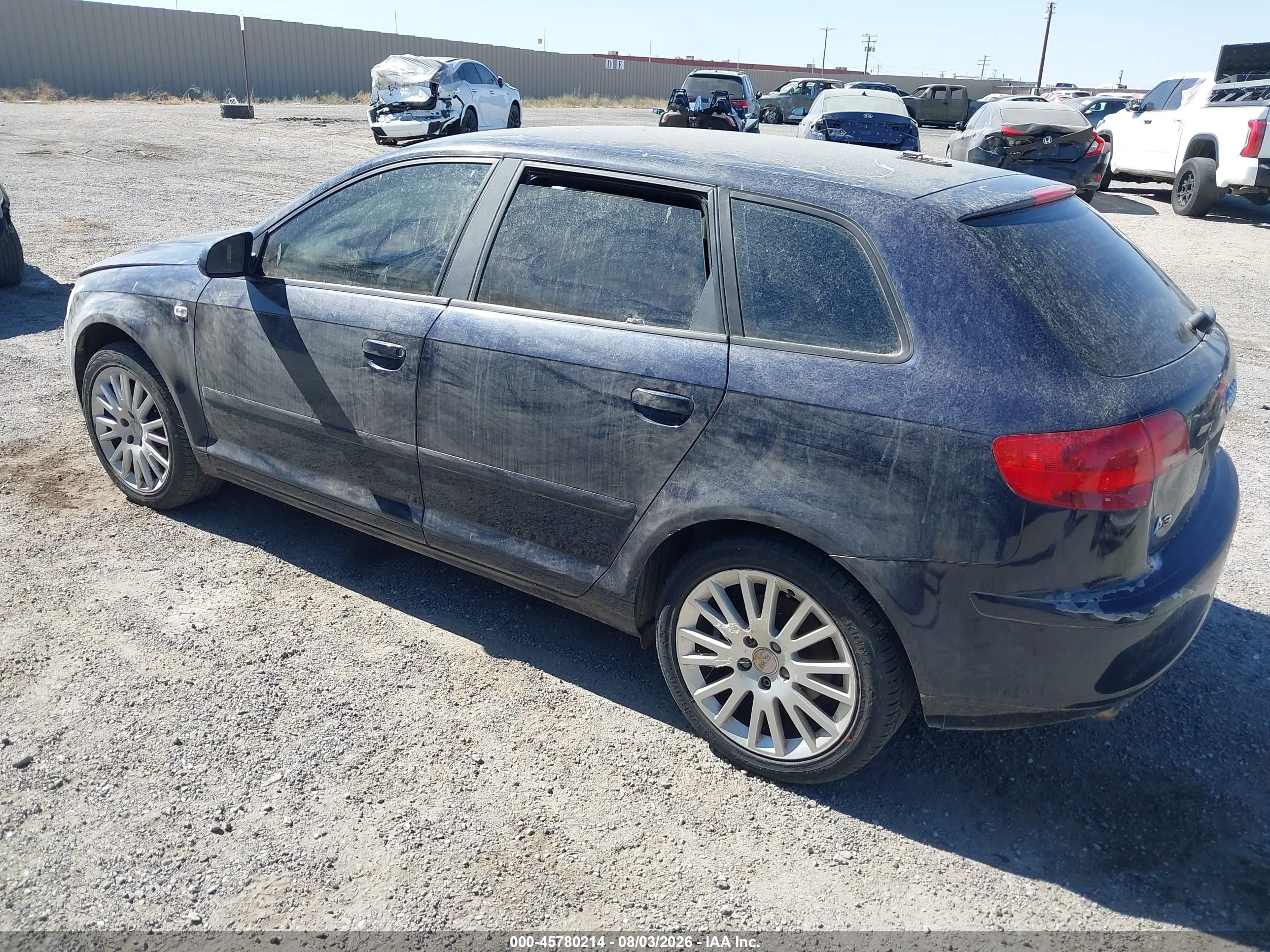 2006 Audi A3 2.0t Синий vin: WAUNF78P76A170063