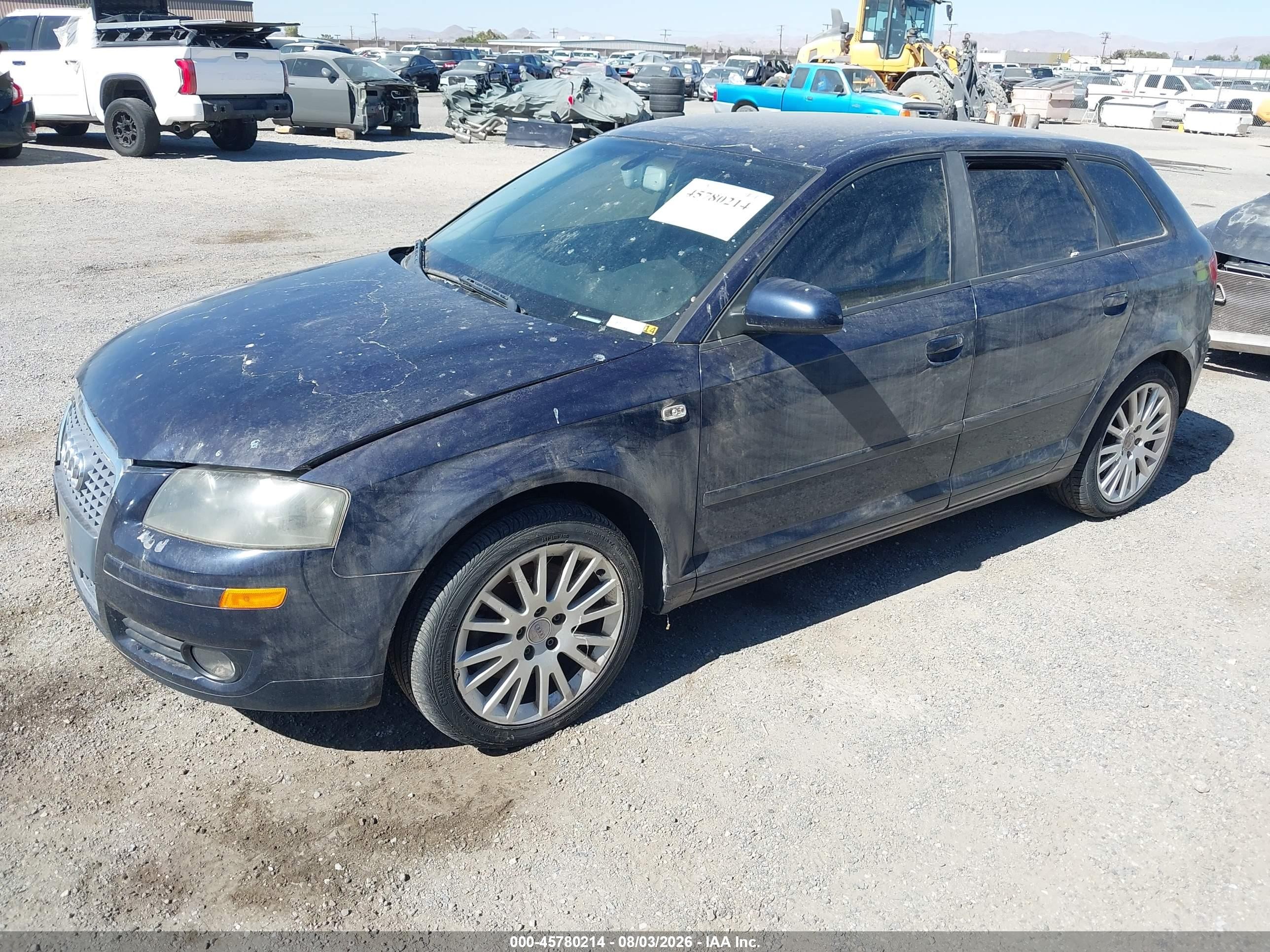 2006 Audi A3 2.0t Синий vin: WAUNF78P76A170063