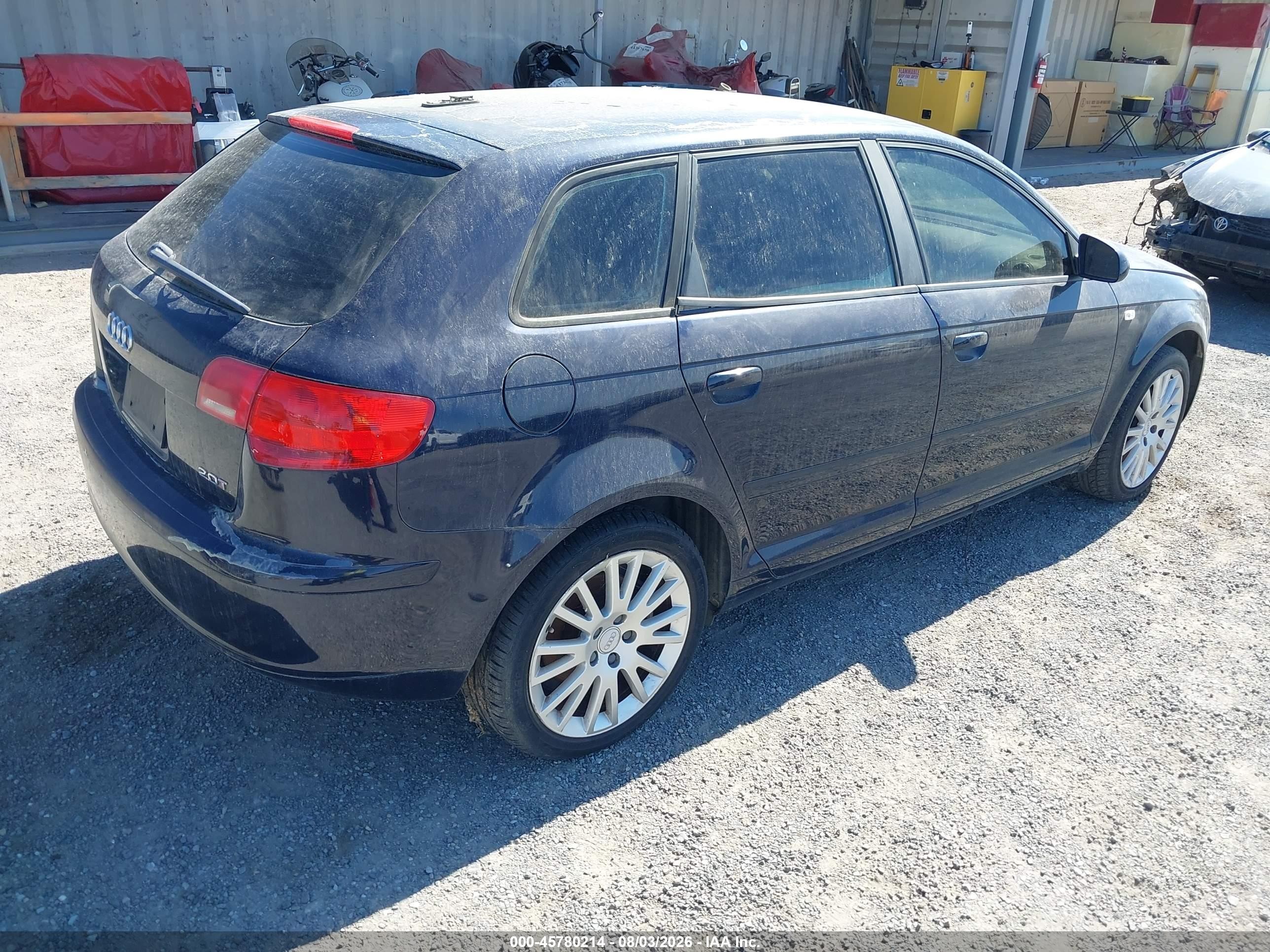 2006 Audi A3 2.0t Синий vin: WAUNF78P76A170063