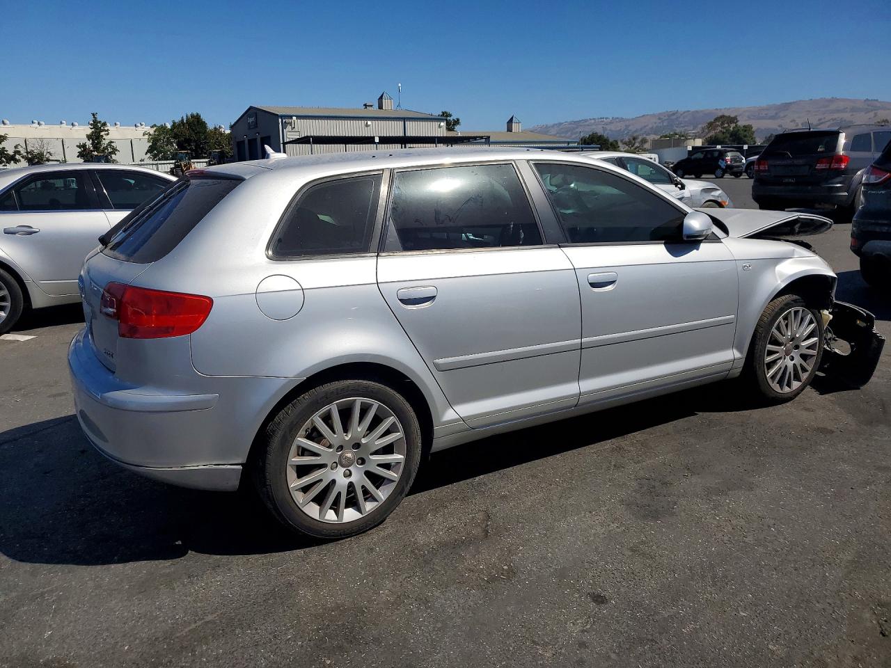 2007 Audi A3 Silver vin: WAUNF78P77A114562