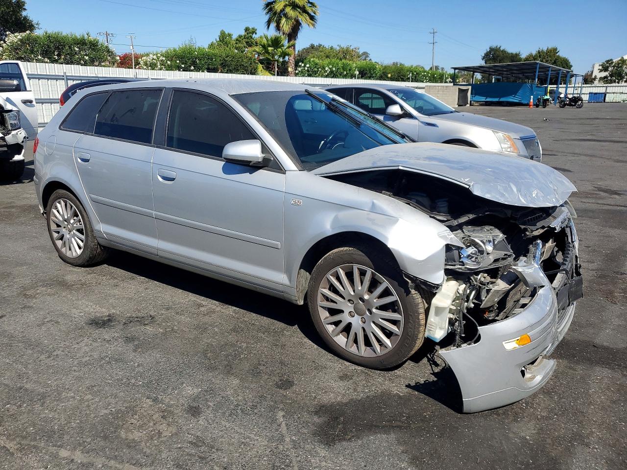 2007 Audi A3 Silver vin: WAUNF78P77A114562