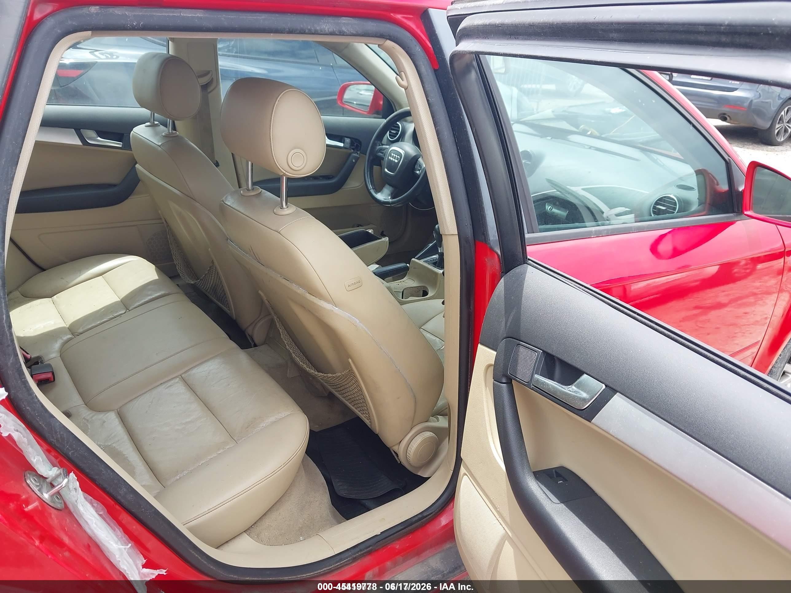 2007 Audi A3 2.0t Красный vin: WAUNF78P97A169854