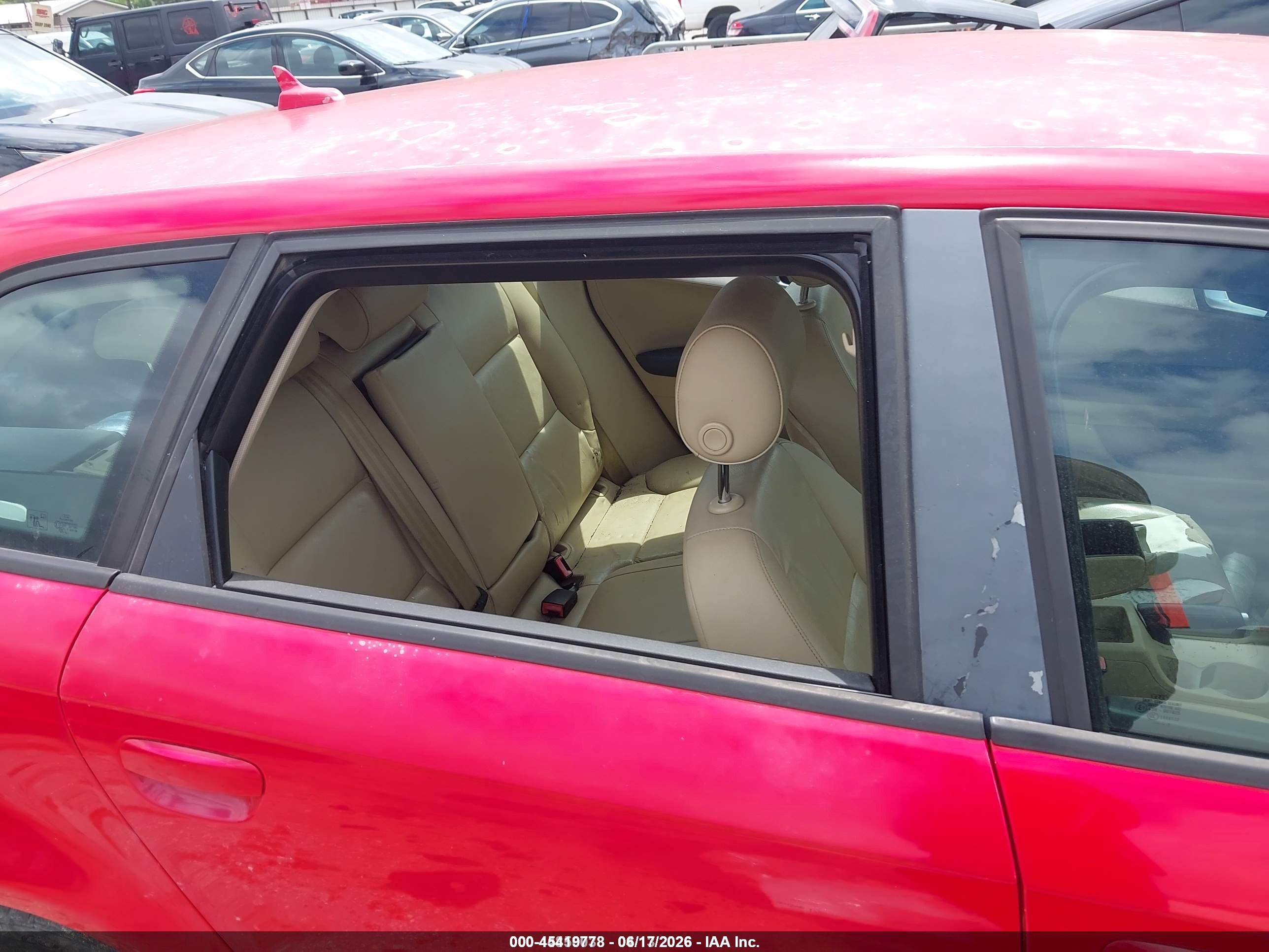 2007 Audi A3 2.0t Красный vin: WAUNF78P97A169854