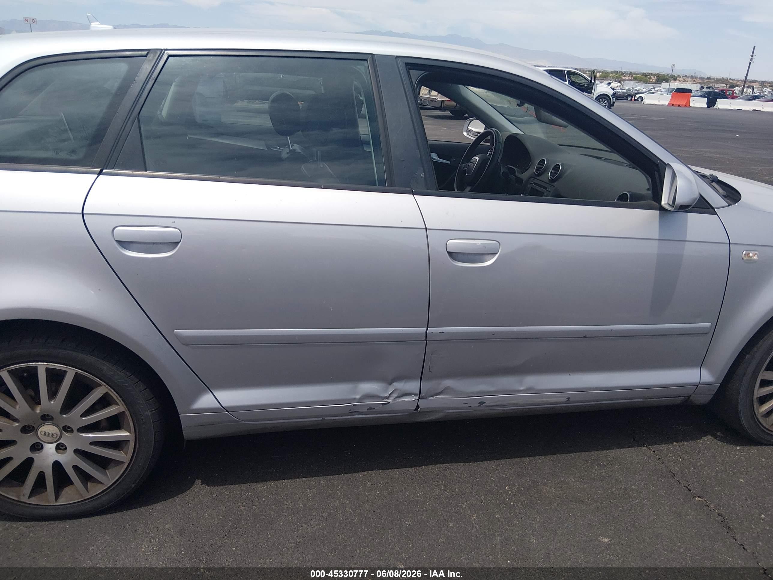 2008 Audi A3 2.0t Silver vin: WAUNF78P98A072168