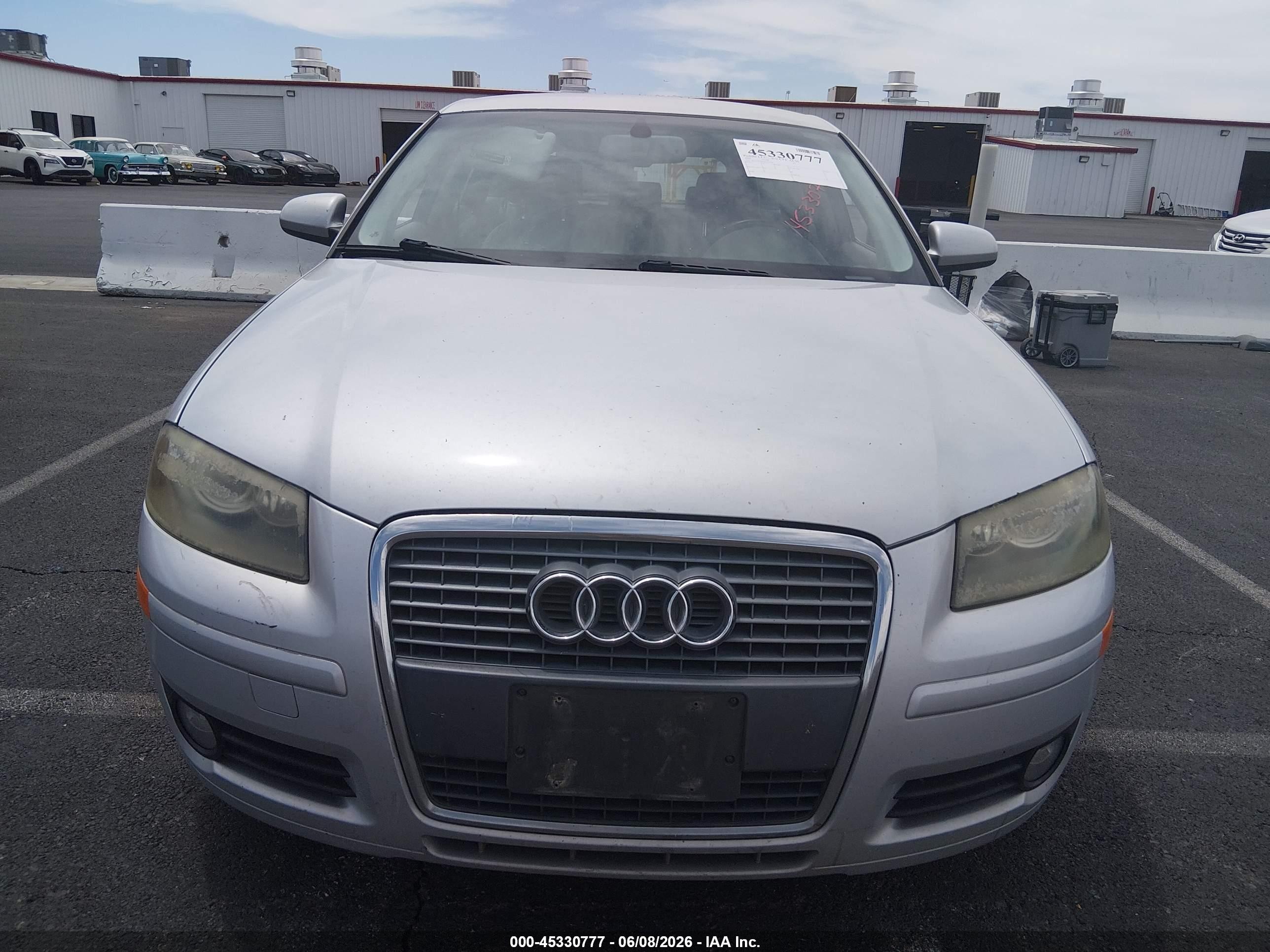 2008 Audi A3 2.0t Silver vin: WAUNF78P98A072168