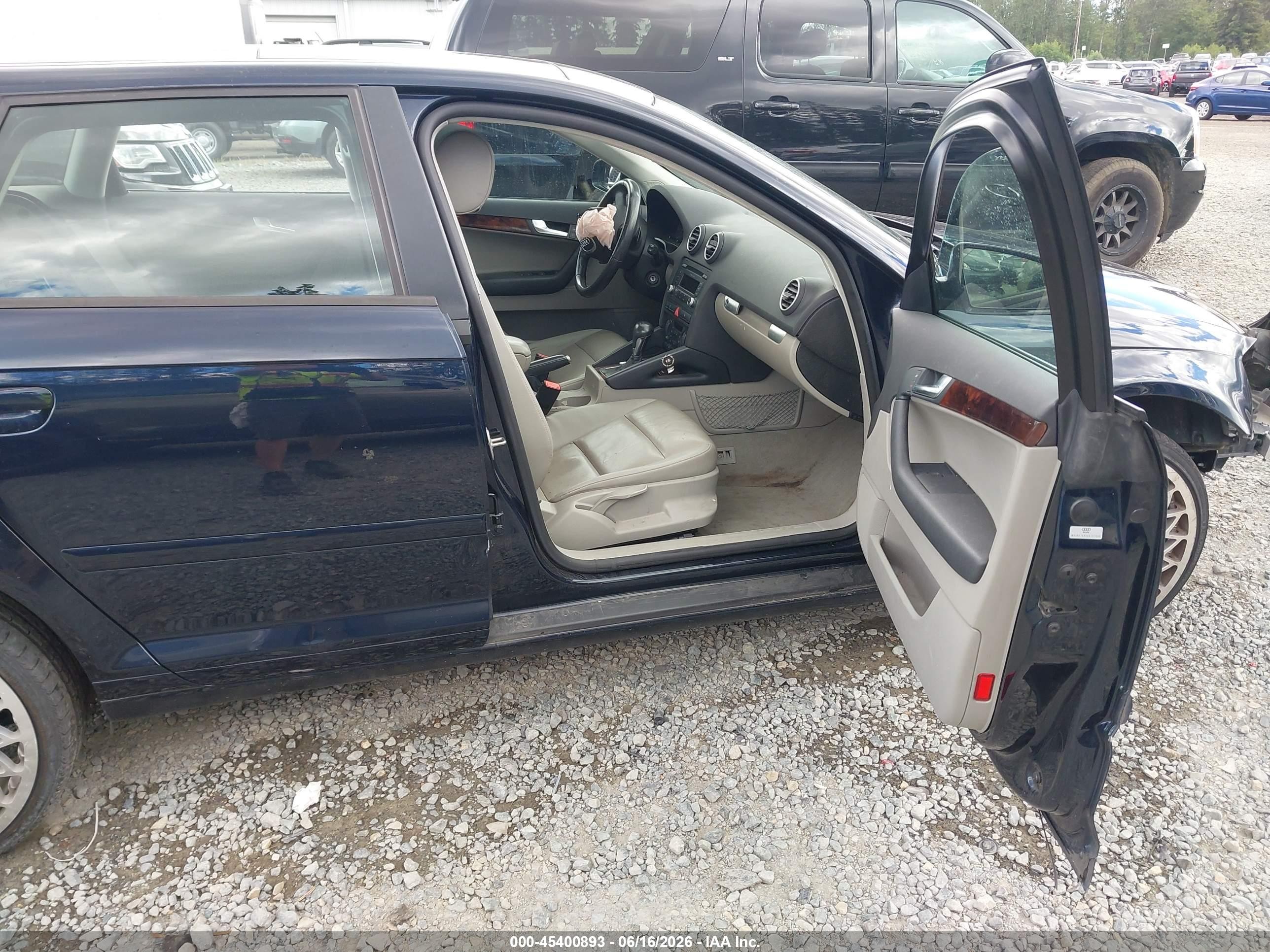 2008 Audi A3 2.0t Dark Blue vin: WAUNF78P98A197090
