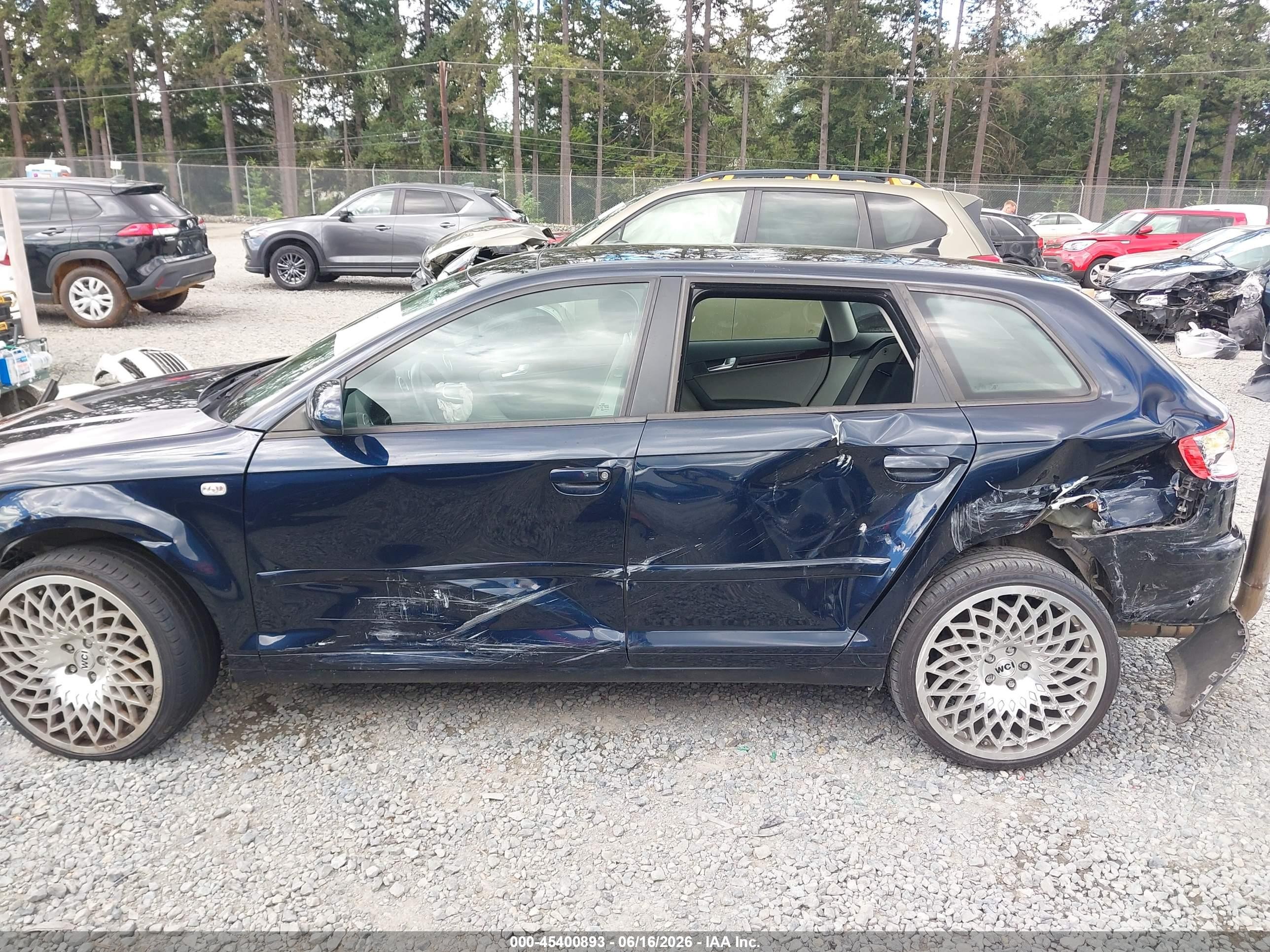2008 Audi A3 2.0t Dark Blue vin: WAUNF78P98A197090