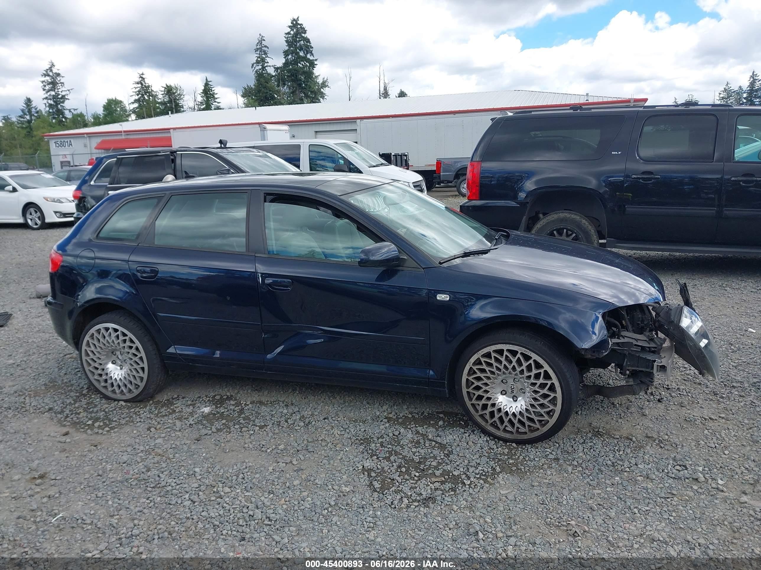 2008 Audi A3 2.0t Dark Blue vin: WAUNF78P98A197090