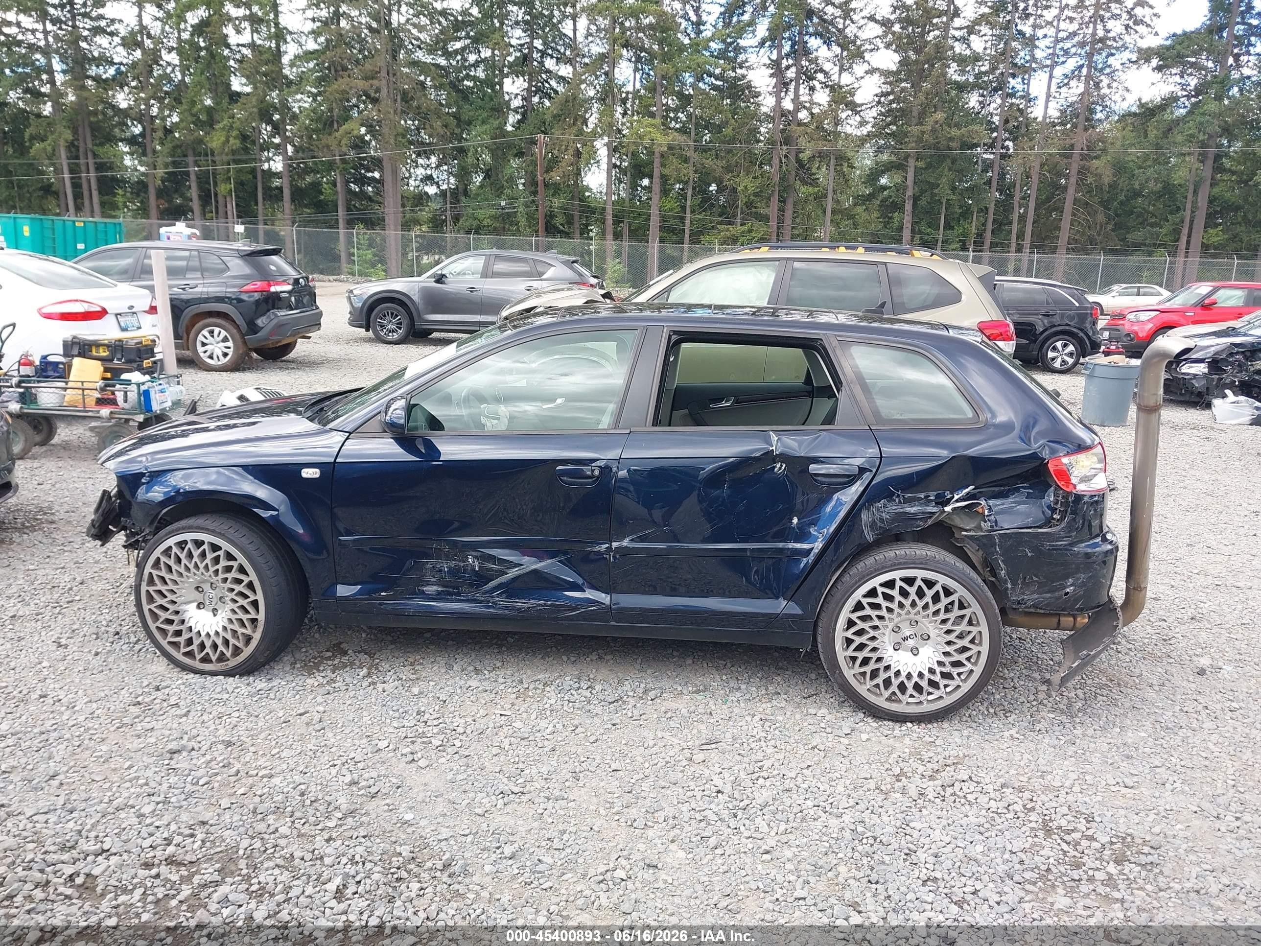 2008 Audi A3 2.0t Dark Blue vin: WAUNF78P98A197090