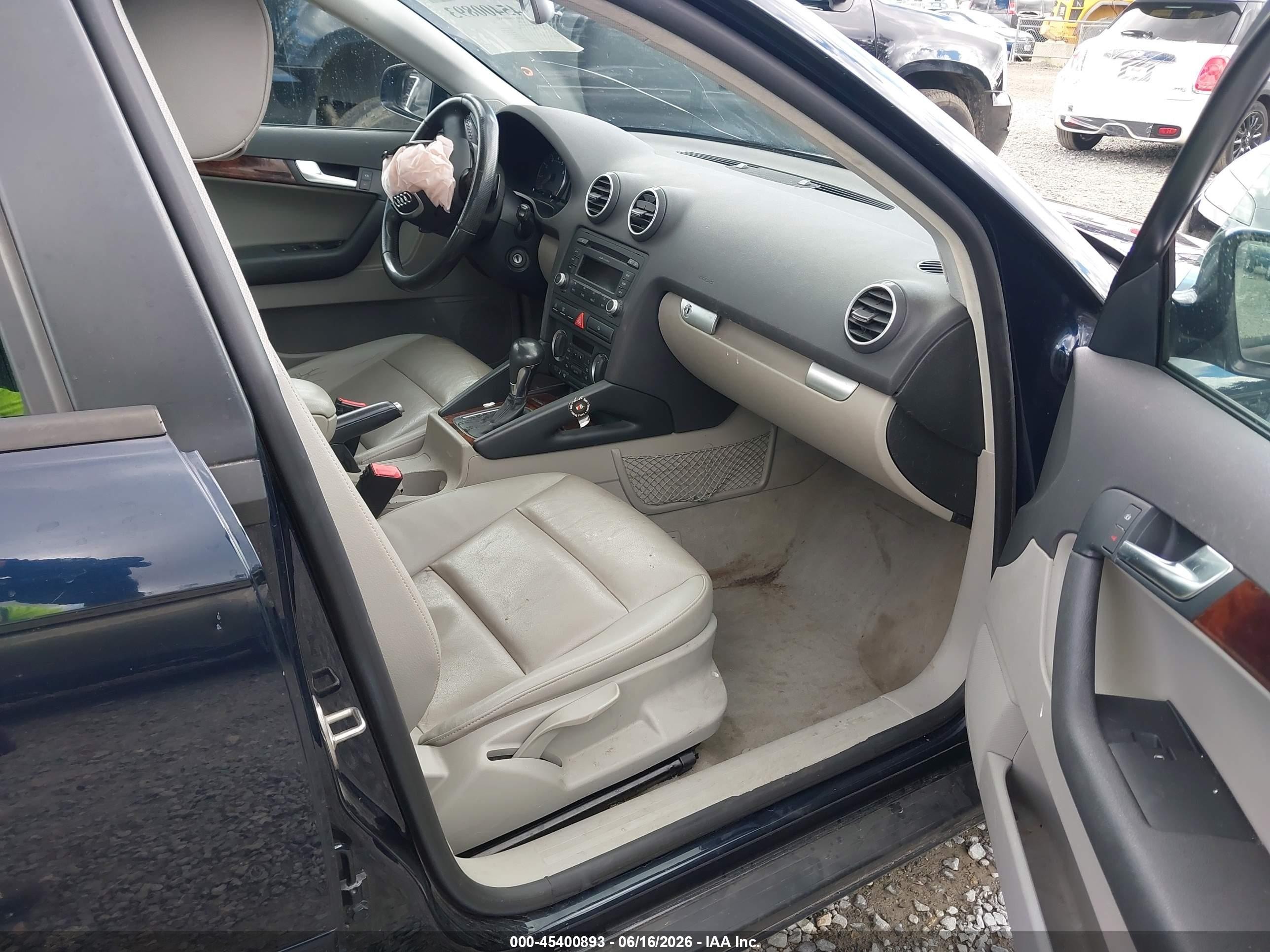 2008 Audi A3 2.0t Dark Blue vin: WAUNF78P98A197090