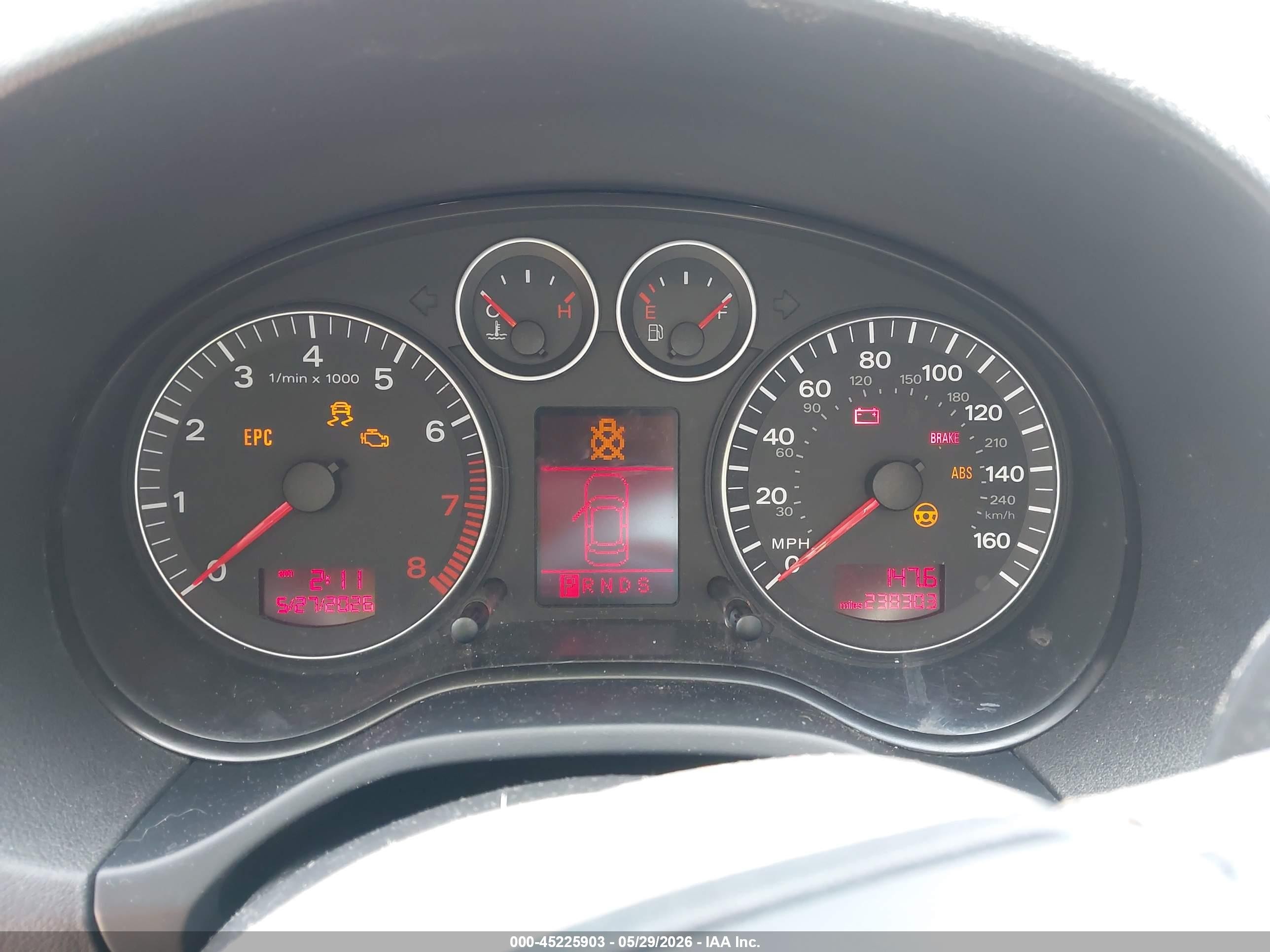 2006 Audi A3 2.0t Red vin: WAUNF78PX6A064898