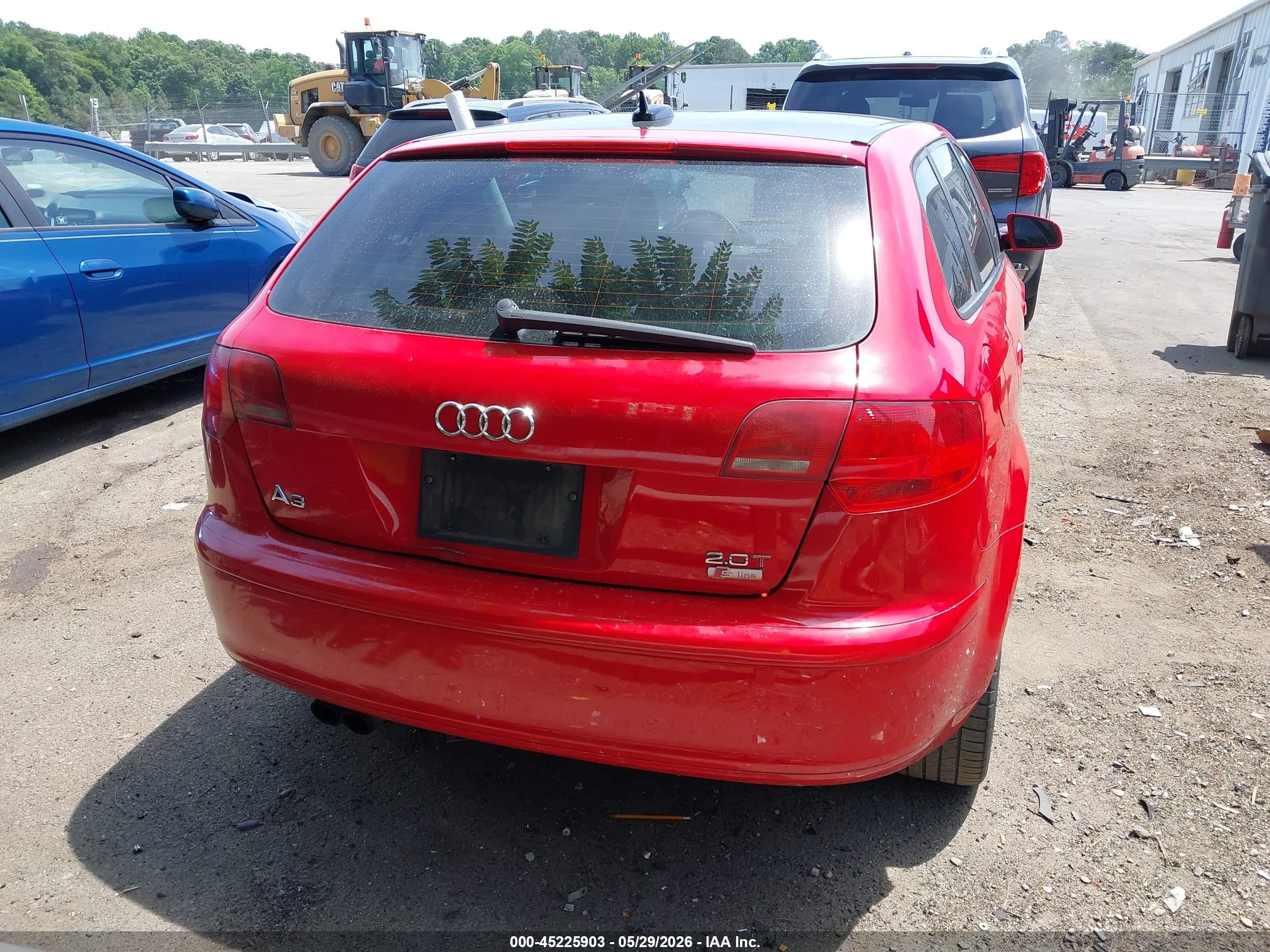 2006 Audi A3 2.0t Red vin: WAUNF78PX6A064898