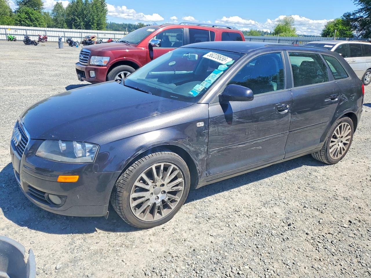 2008 Audi A3 2.0 Premium Charcoal vin: WAUNF78PX8A130255
