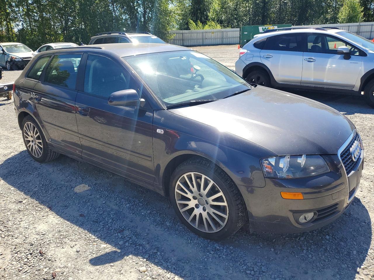 2008 Audi A3 2.0 Premium Charcoal vin: WAUNF78PX8A130255