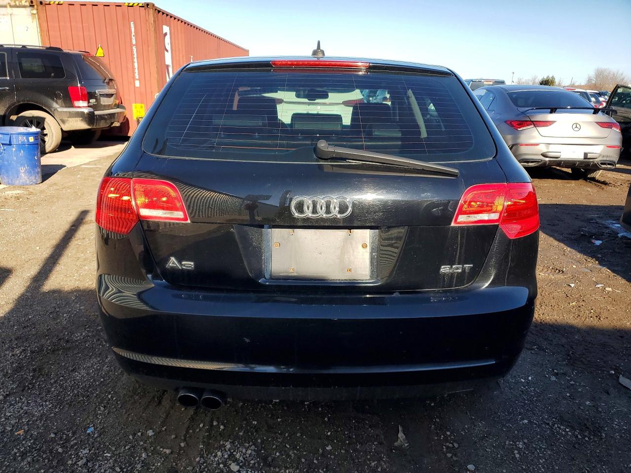 2010 Audi A3 2.0t Black vin: WAUNFCFM2AA128152