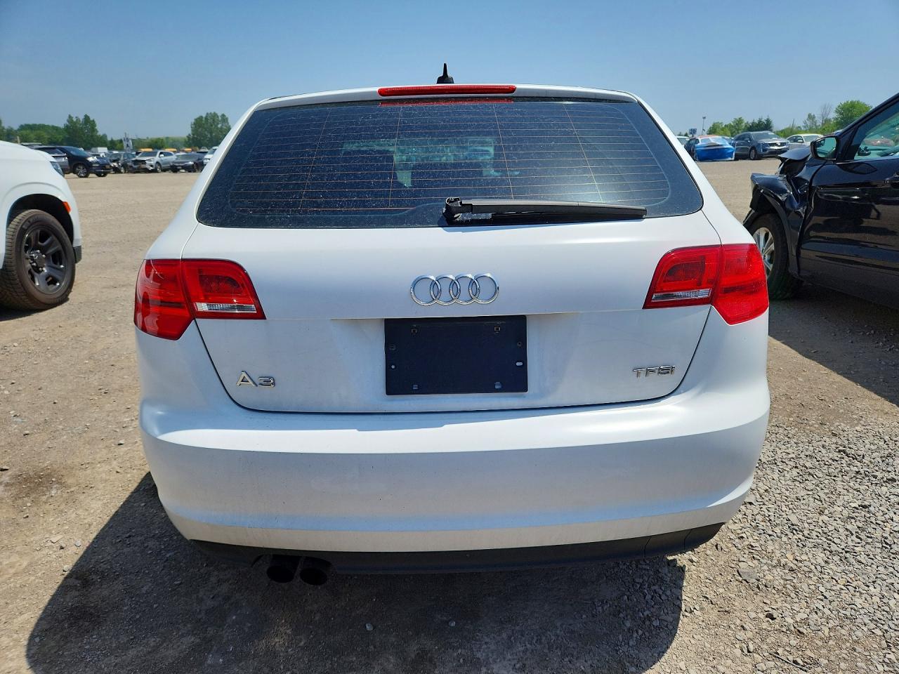2011 Audi A3 Premium White vin: WAUNFCFM4BA167780