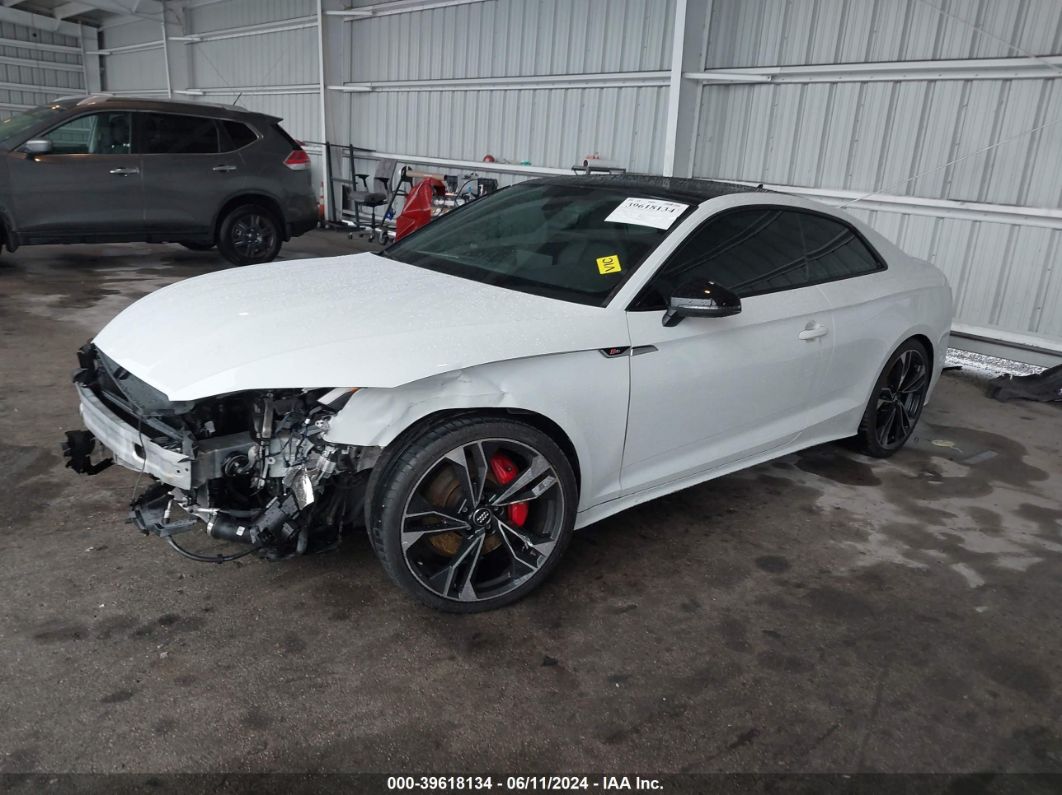 2021 Audi S5 Premium Plus Tfsi Quattro Tiptronic White vin: WAUP4AF51MA006513
