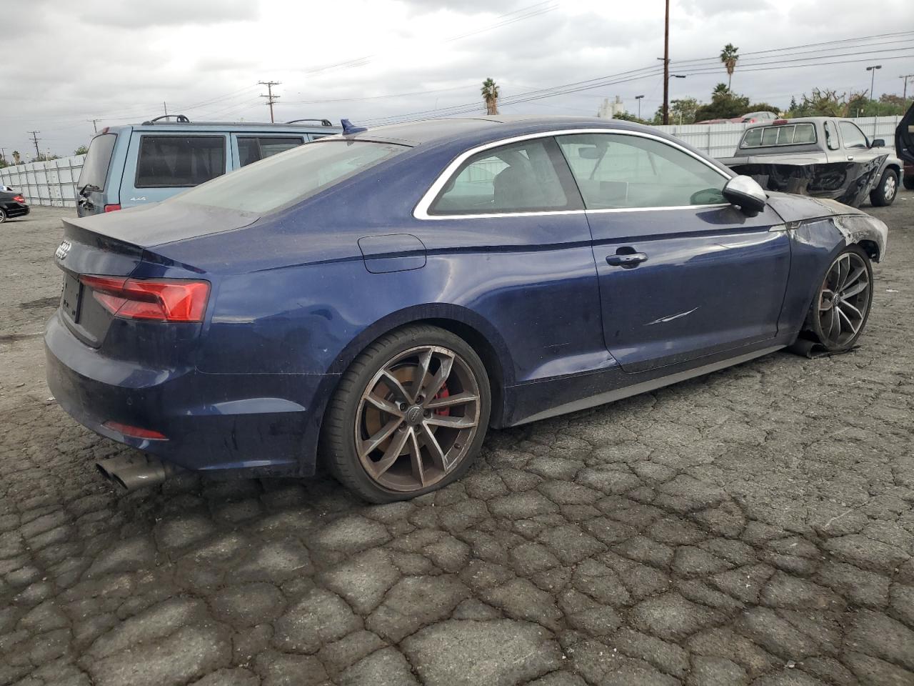 2018 Audi S5 Premium Plus Синий vin: WAUP4AF5XJA007820