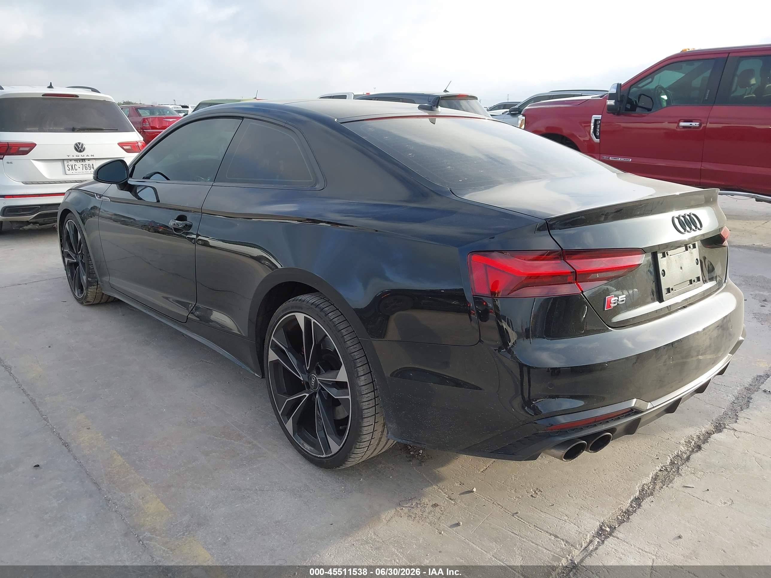 2020 Audi S5 Premium Plus Tfsi Quattro Tiptronic Black vin: WAUP4AF5XLA002202