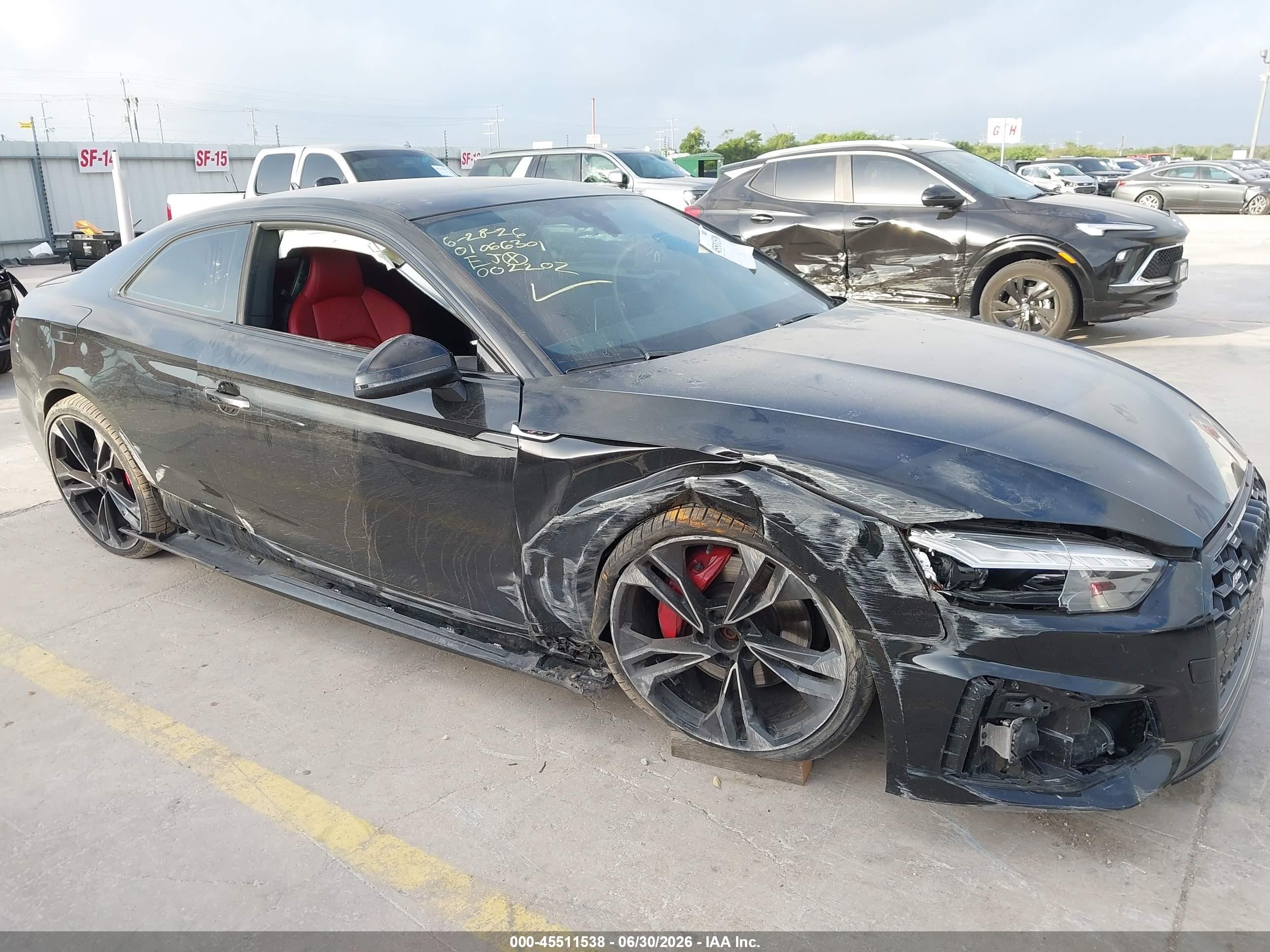 2020 Audi S5 Premium Plus Tfsi Quattro Tiptronic Black vin: WAUP4AF5XLA002202