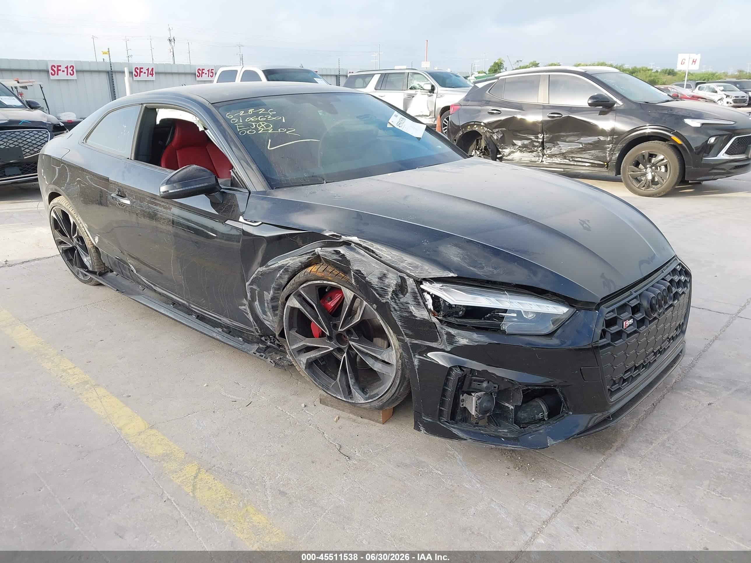 2020 Audi S5 Premium Plus Tfsi Quattro Tiptronic Black vin: WAUP4AF5XLA002202