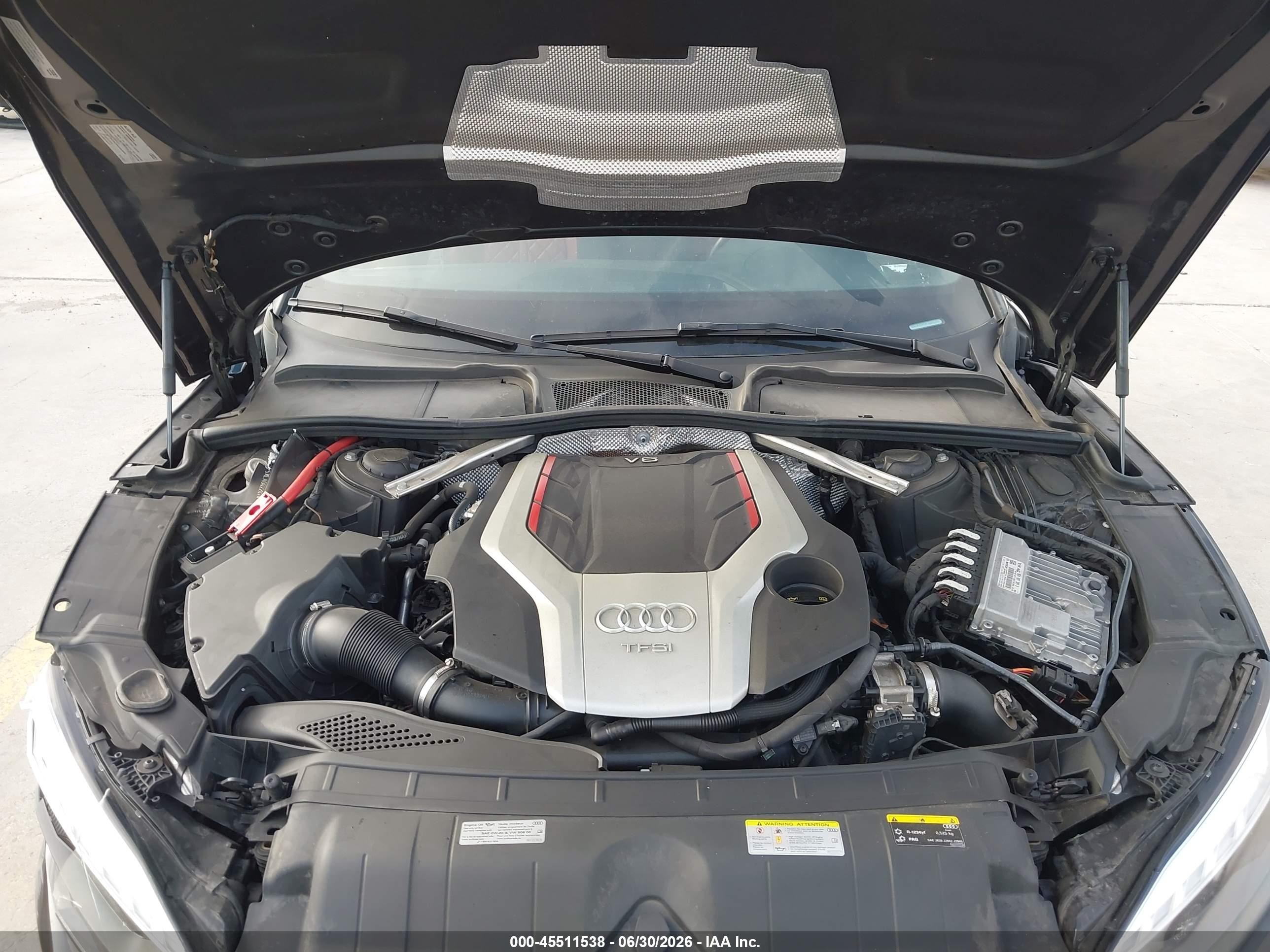 2020 Audi S5 Premium Plus Tfsi Quattro Tiptronic Black vin: WAUP4AF5XLA002202
