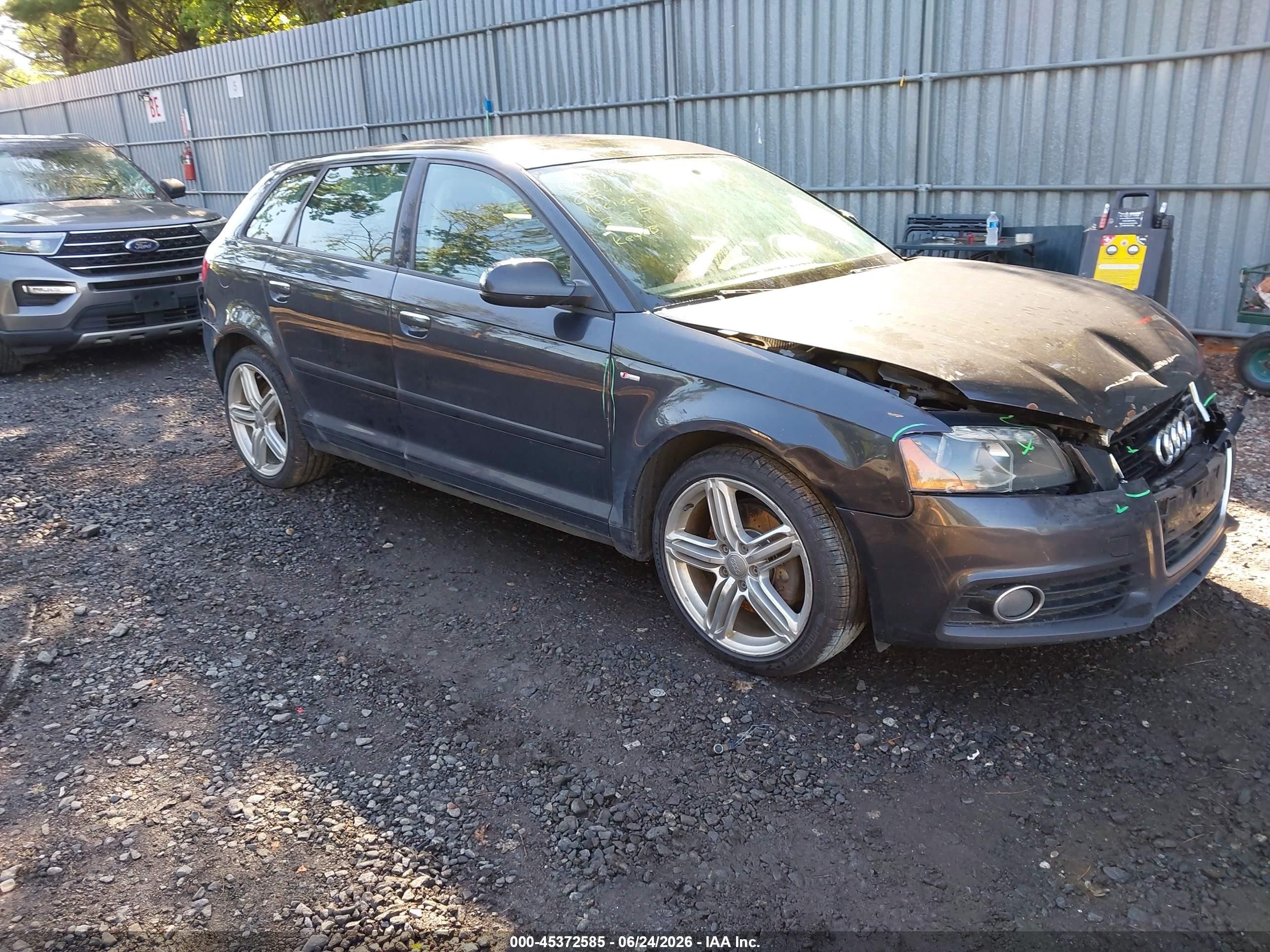 2013 Audi A3 2.0t Premium Black vin: WAUPEAFM8DA008246