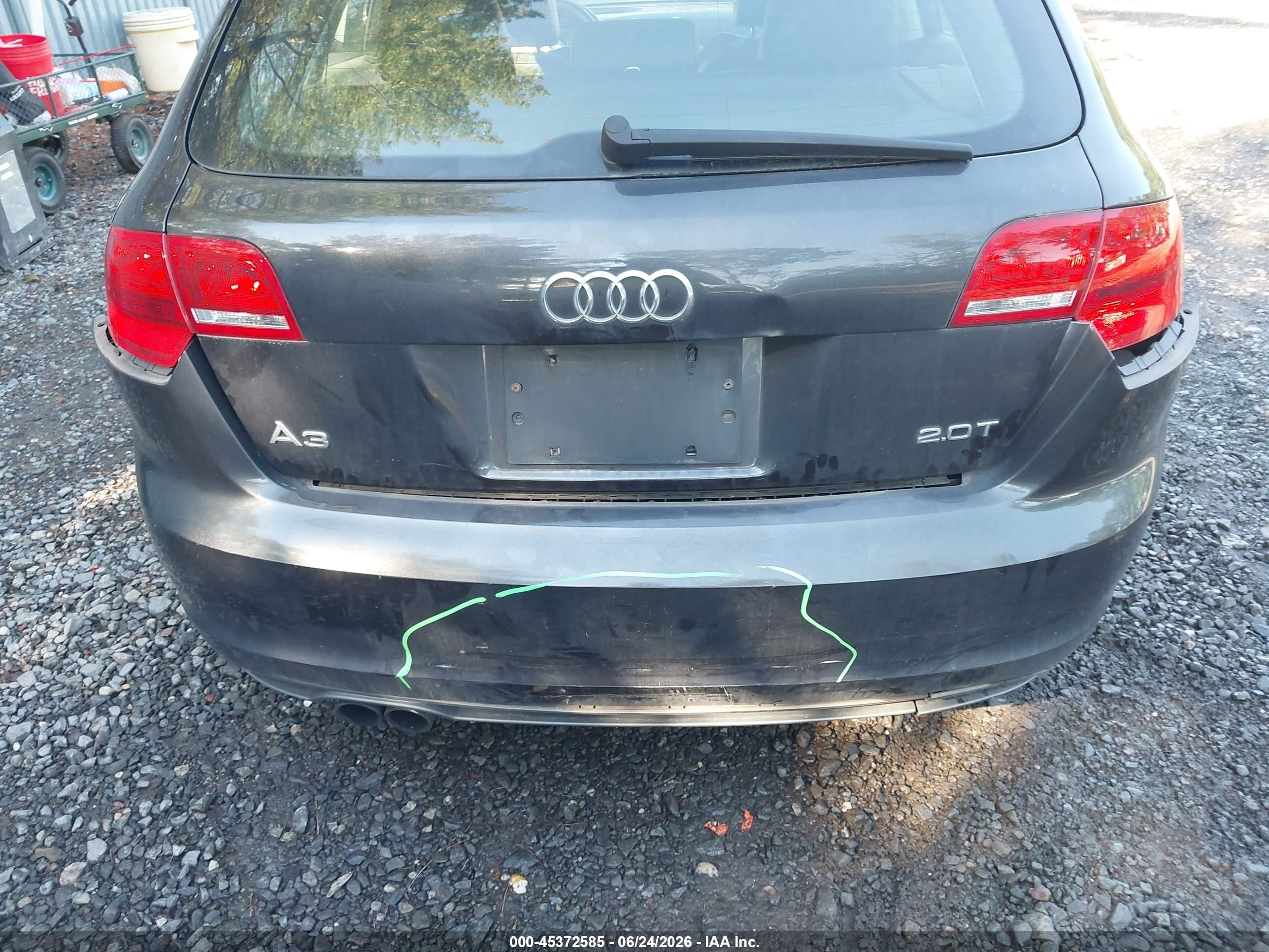 2013 Audi A3 2.0t Premium Black vin: WAUPEAFM8DA008246
