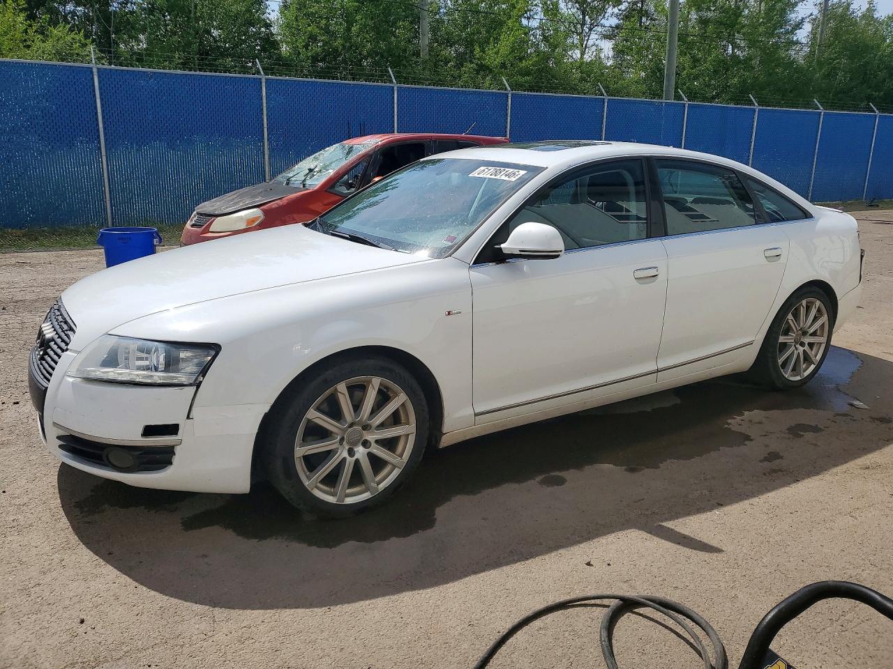2010 Audi A6 Quattro White vin: WAUPGCFB0AN017564