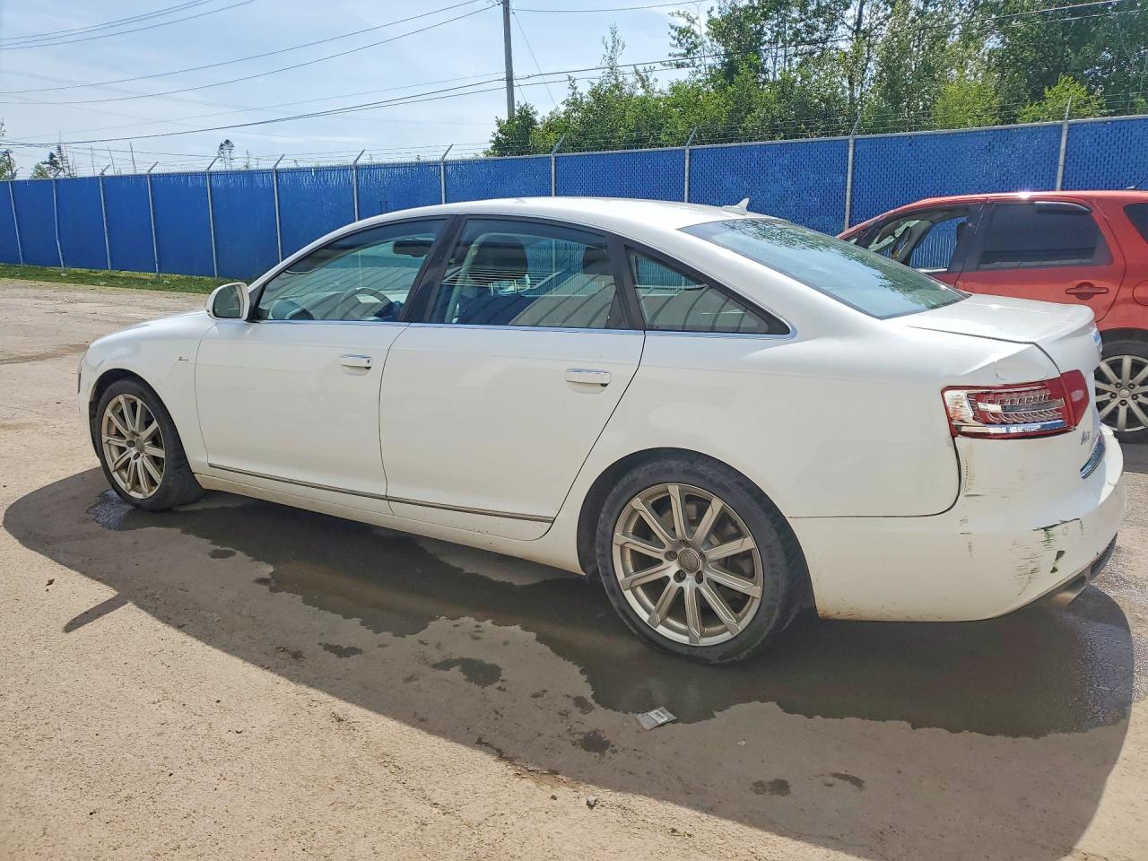 2010 Audi A6 Quattro White vin: WAUPGCFB0AN017564