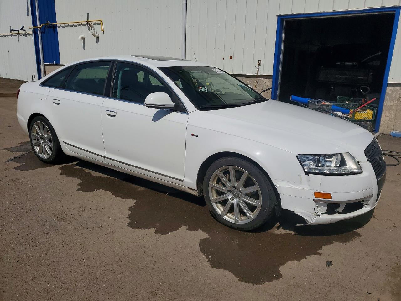 2010 Audi A6 Quattro White vin: WAUPGCFB0AN017564