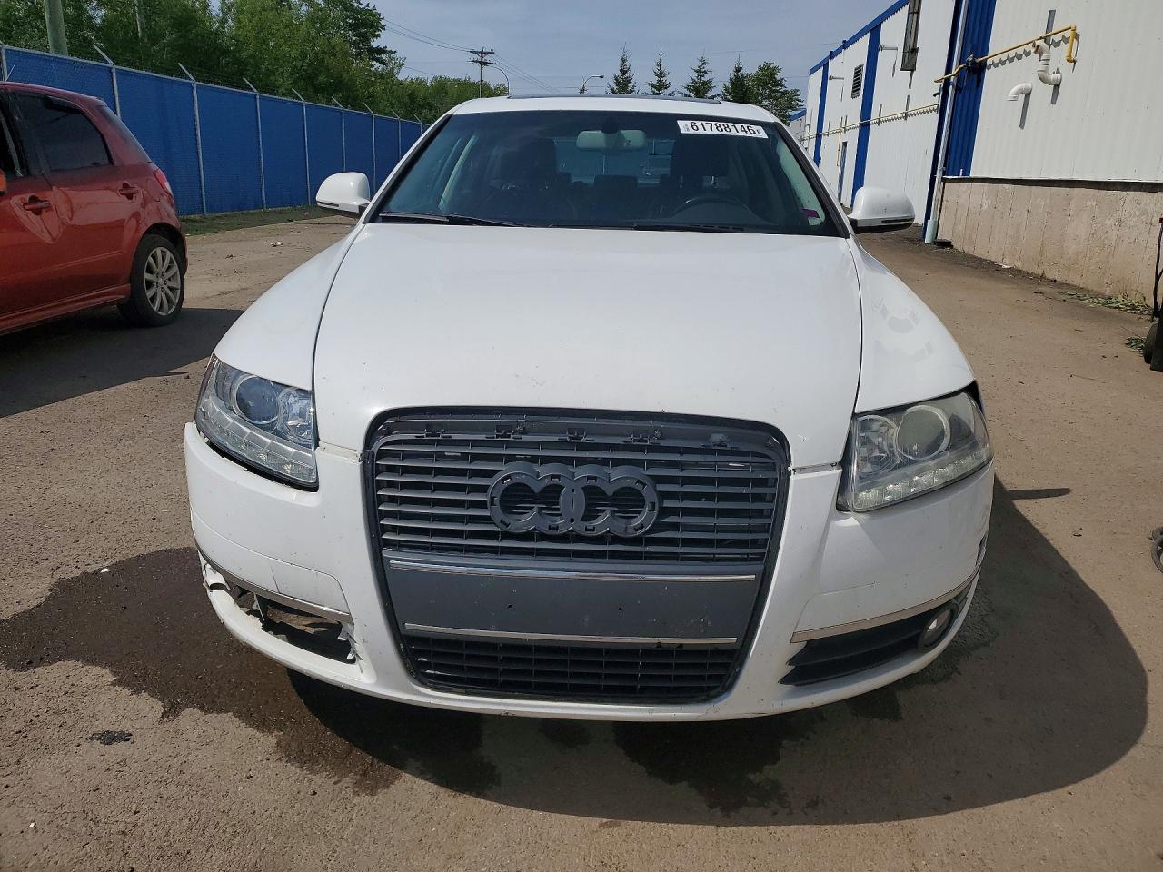 2010 Audi A6 Quattro White vin: WAUPGCFB0AN017564