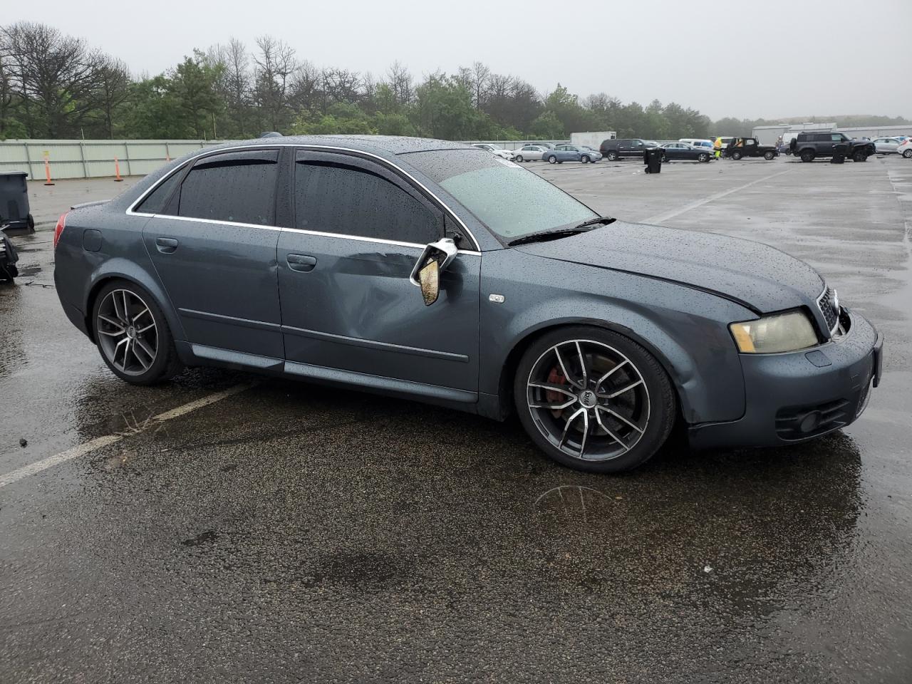 2004 Audi S4    Gray vin: WAUPL58EX4A106889
