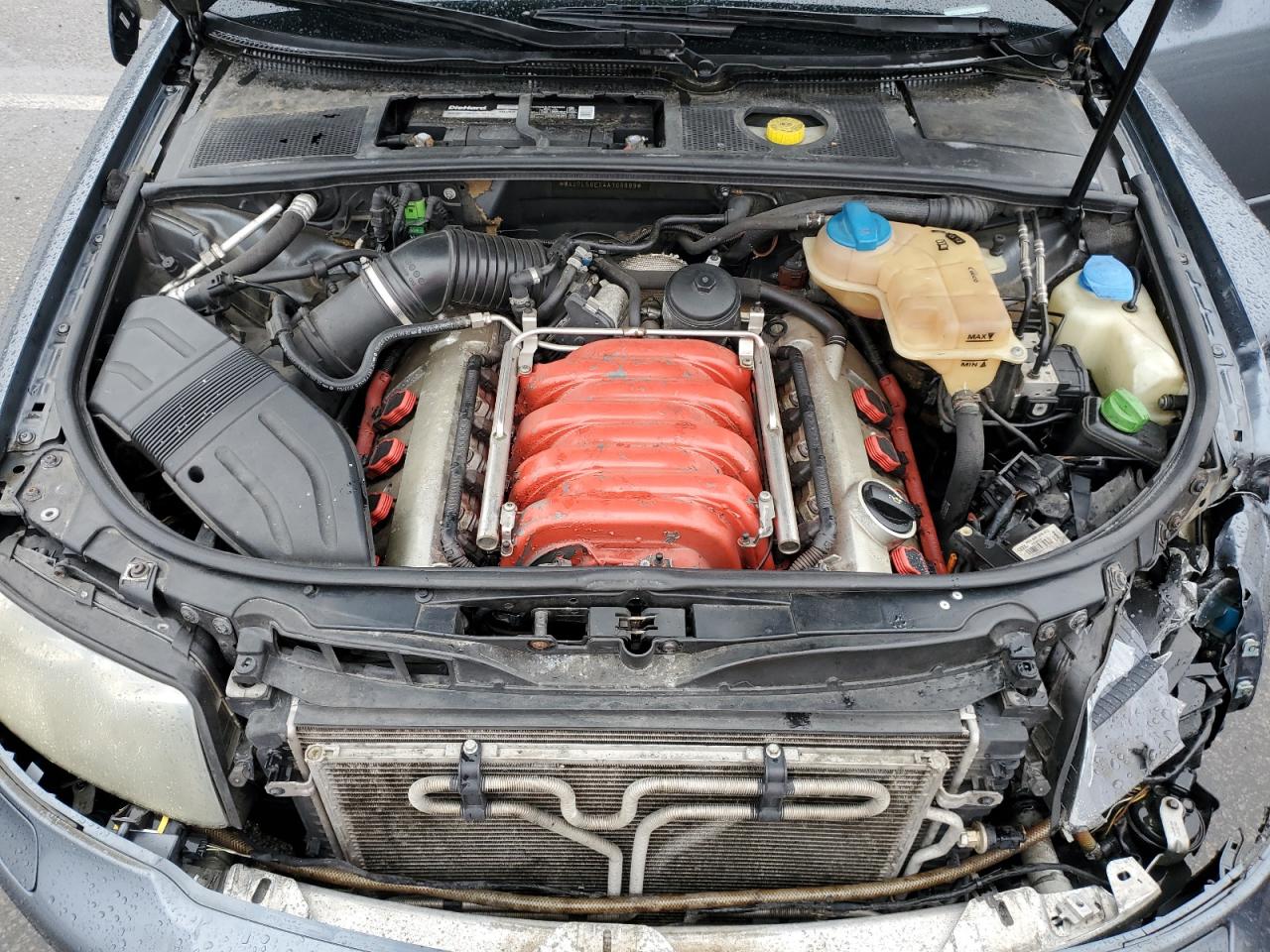 2004 Audi S4    Gray vin: WAUPL58EX4A106889