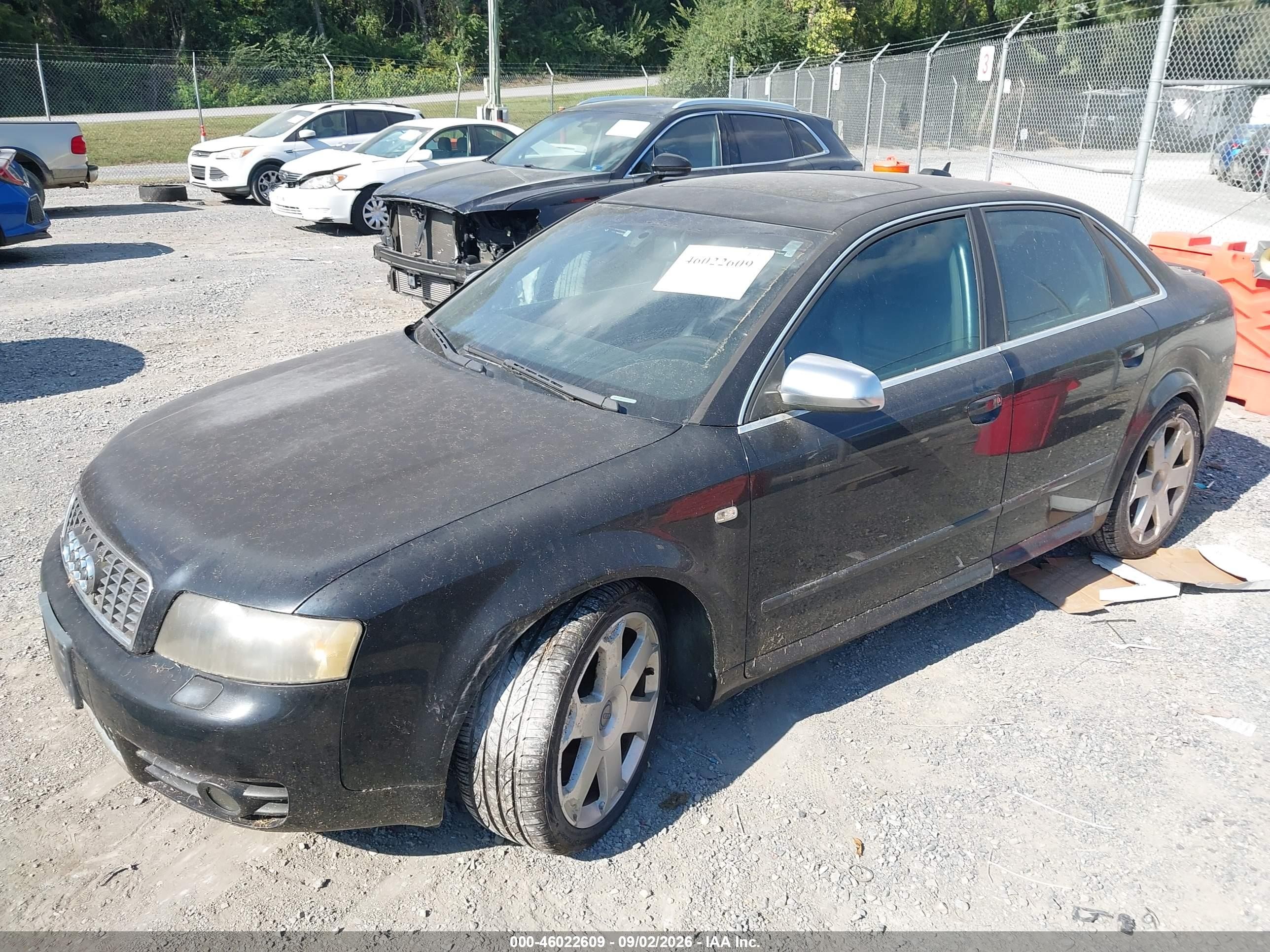 2005 Audi S4 4.2 Black vin: WAUPL68E25A037073