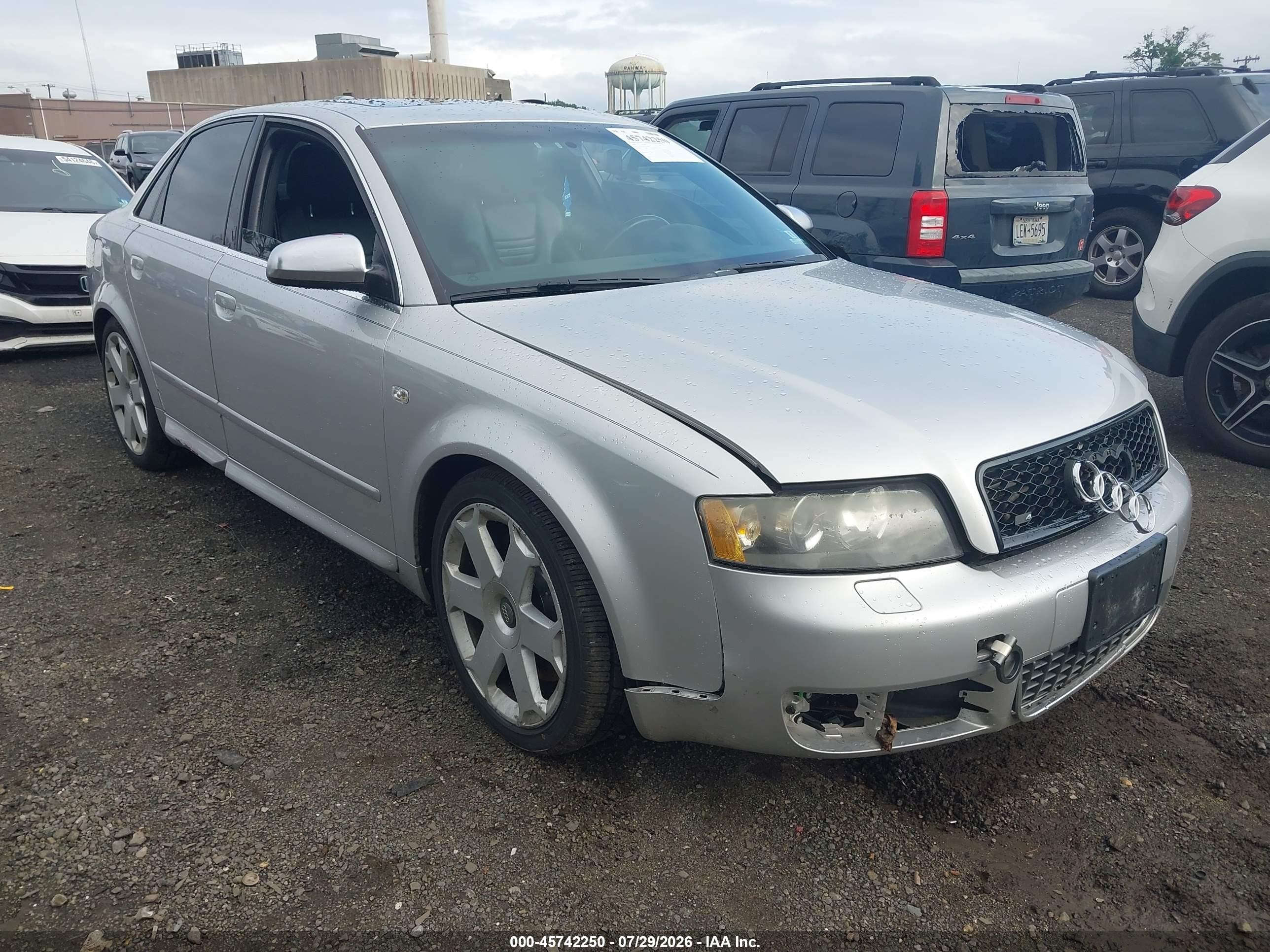 2004 Audi S4 4.2 Silver vin: WAUPL68E44A290040