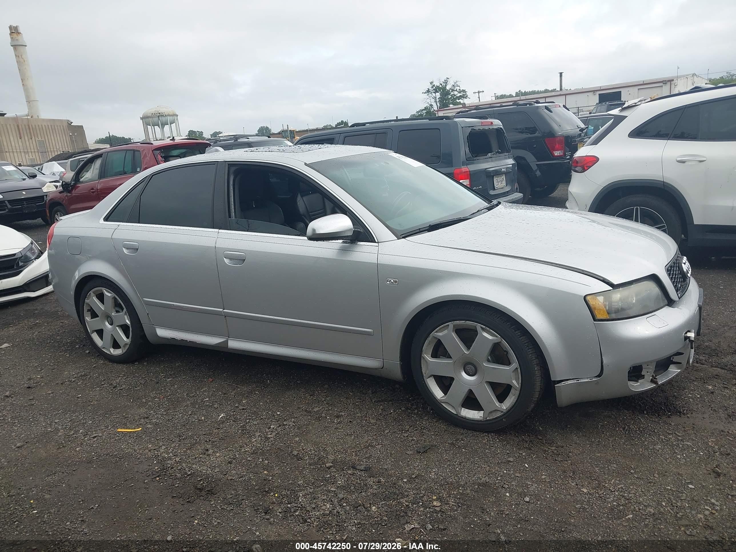 2004 Audi S4 4.2 Silver vin: WAUPL68E44A290040