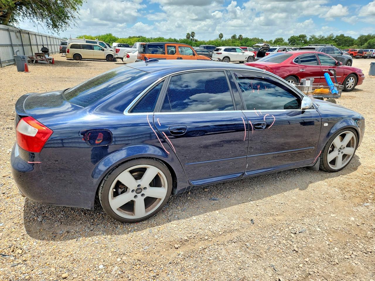 2005 Audi S4 Blue vin: WAUPL68E45A090910