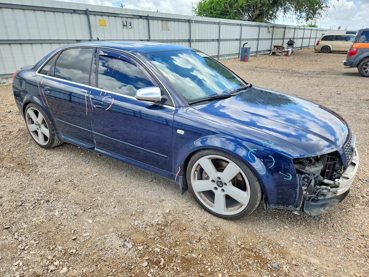 2005 Audi S4 Blue vin: WAUPL68E45A090910