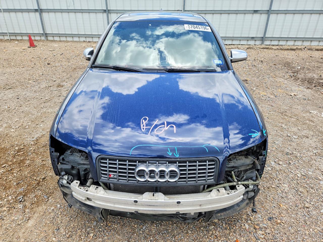 2005 Audi S4 Blue vin: WAUPL68E45A090910