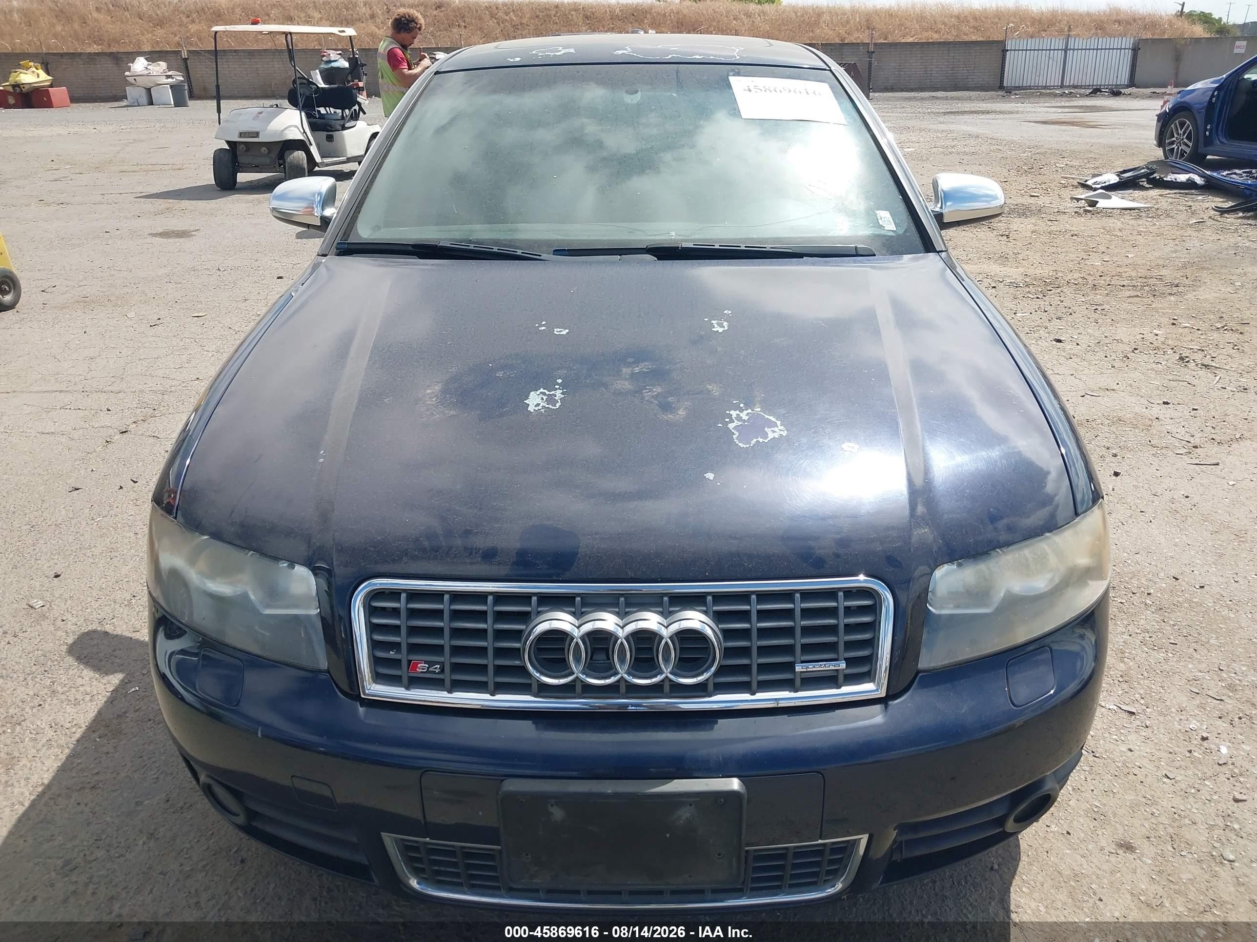 2004 Audi S4 4.2 Blue vin: WAUPL68E54A161871