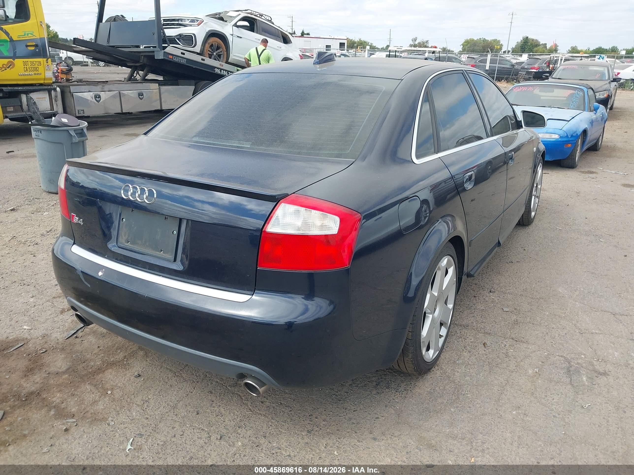 2004 Audi S4 4.2 Blue vin: WAUPL68E54A161871
