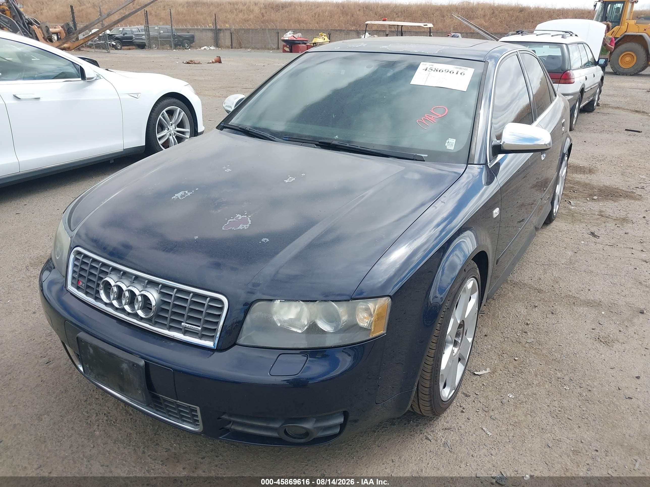 2004 Audi S4 4.2 Blue vin: WAUPL68E54A161871