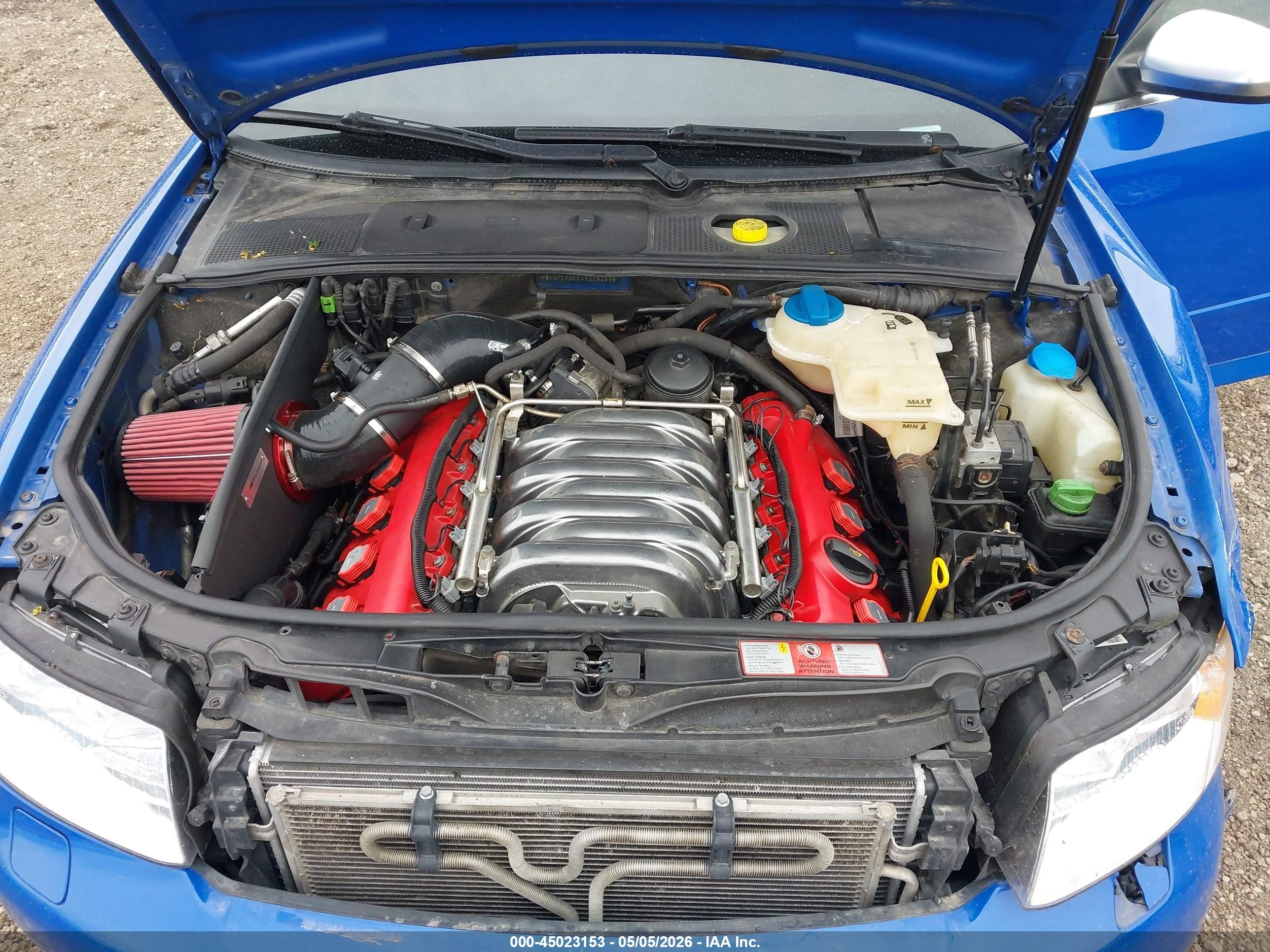 2004 Audi S4 4.2 Blue vin: WAUPL68E54A228260