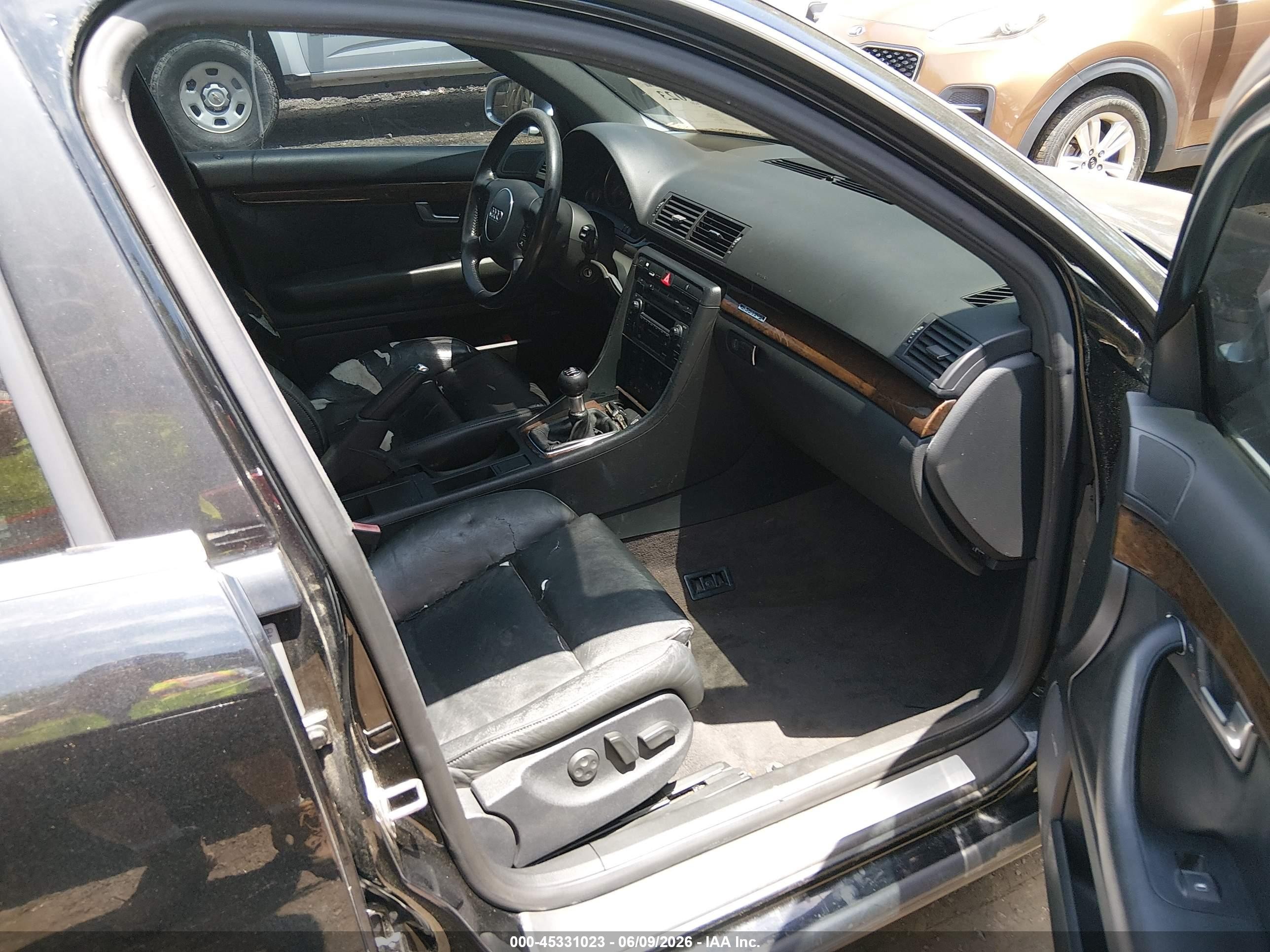 2004 Audi S4 4.2 Black vin: WAUPL68E84A044351